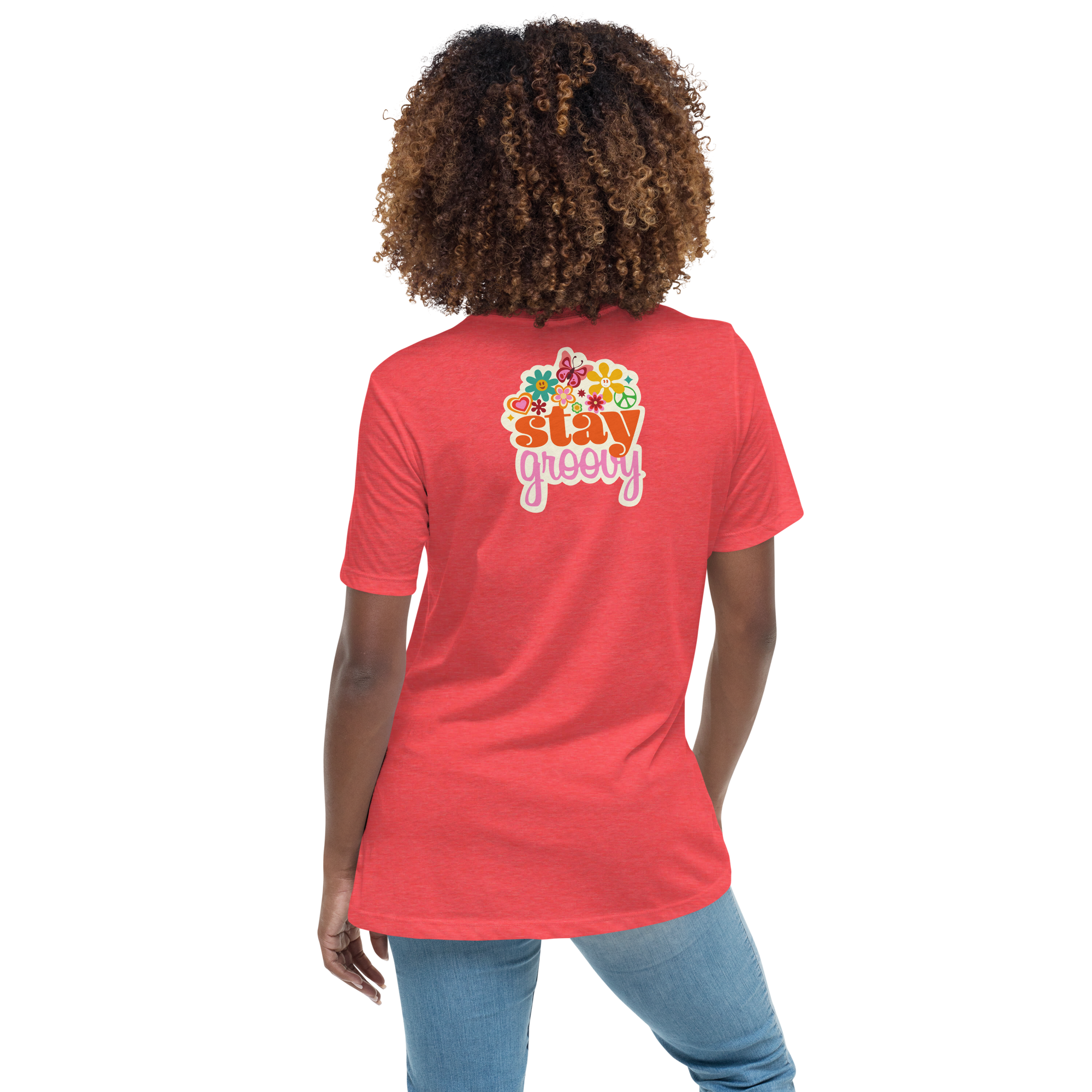 Rich Drip Enjoy Every Moment Stay Groovey - Women's Relaxed T-Shirt