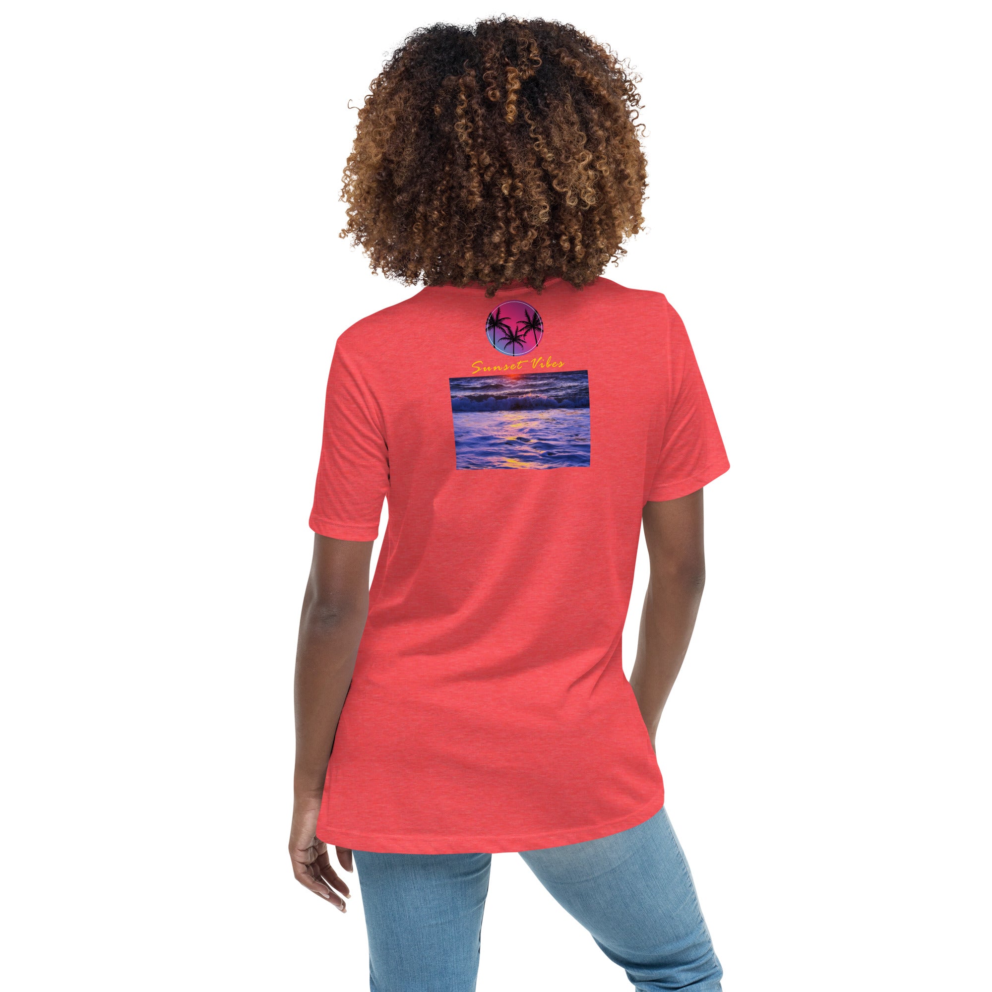 Sunset Vibes Purple - Women's Relaxed T-Shirt