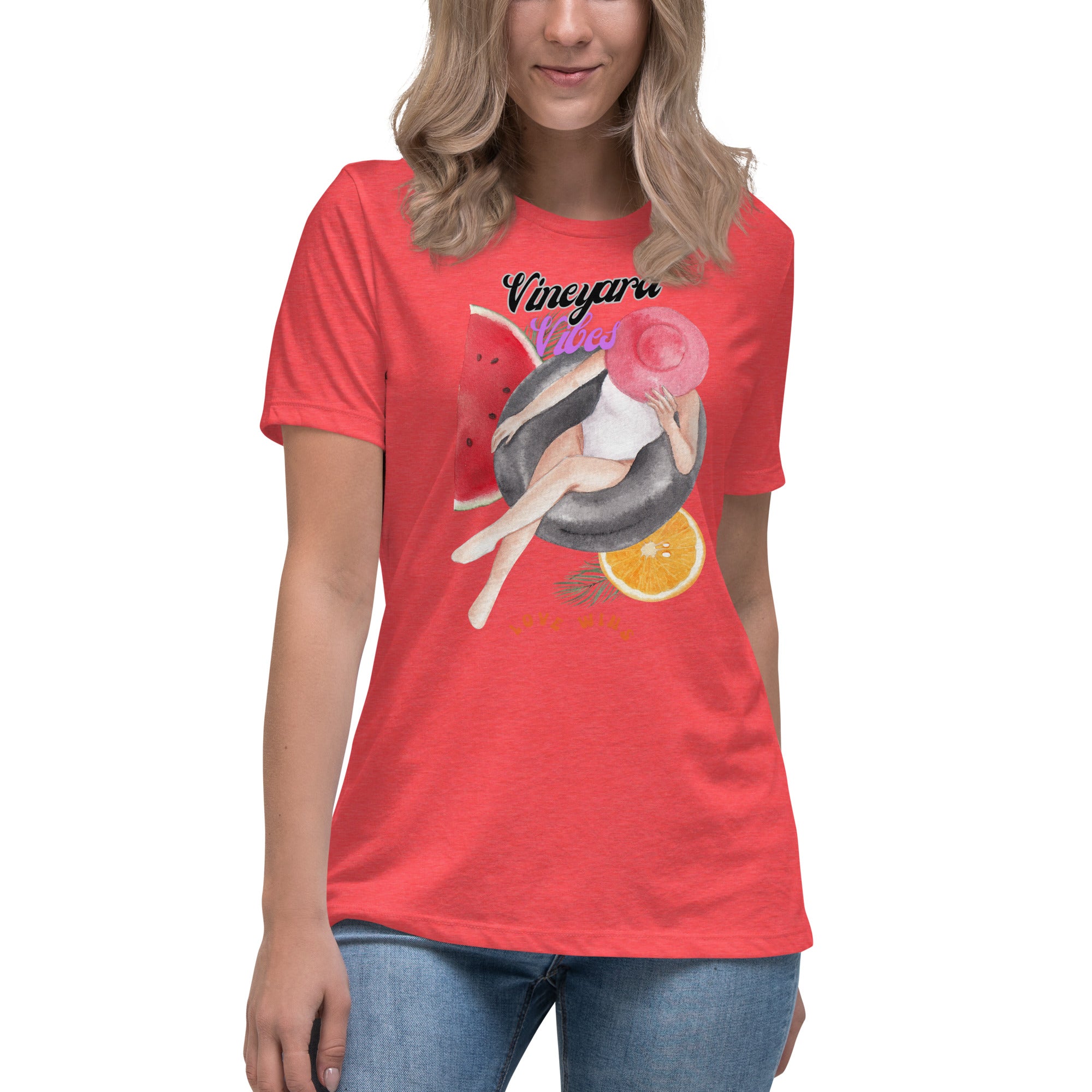 Vineyard Vibes Love Wins Summer Time - Women's Relaxed T-Shirt
