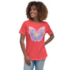Vineyard Vibes Stay Positive Be Beautiful - Women's Relaxed T-Shirt