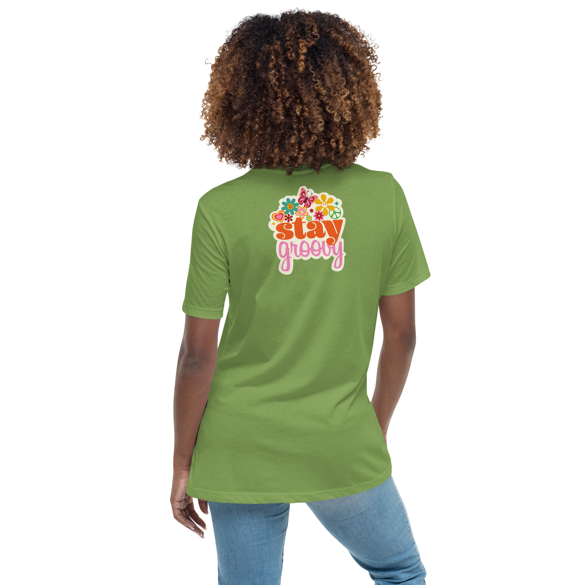 Rich Drip Enjoy Every Moment Stay Groovey - Women's Relaxed T-Shirt
