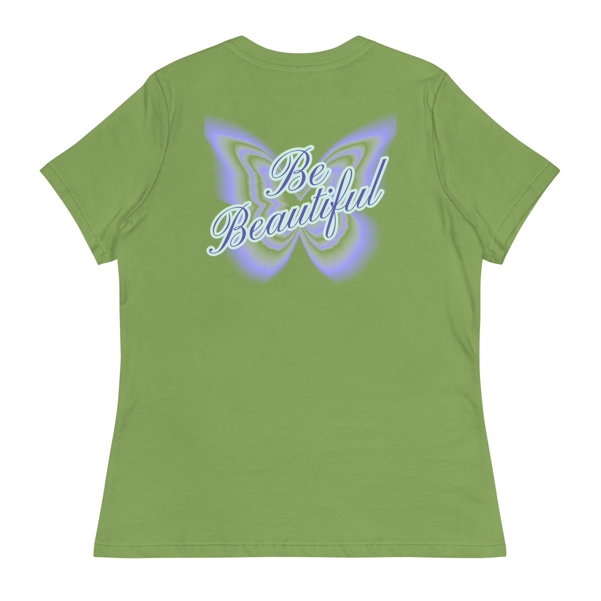 Vineyard Vibes Stay Positive Be Beautiful - Women's Relaxed T-Shirt