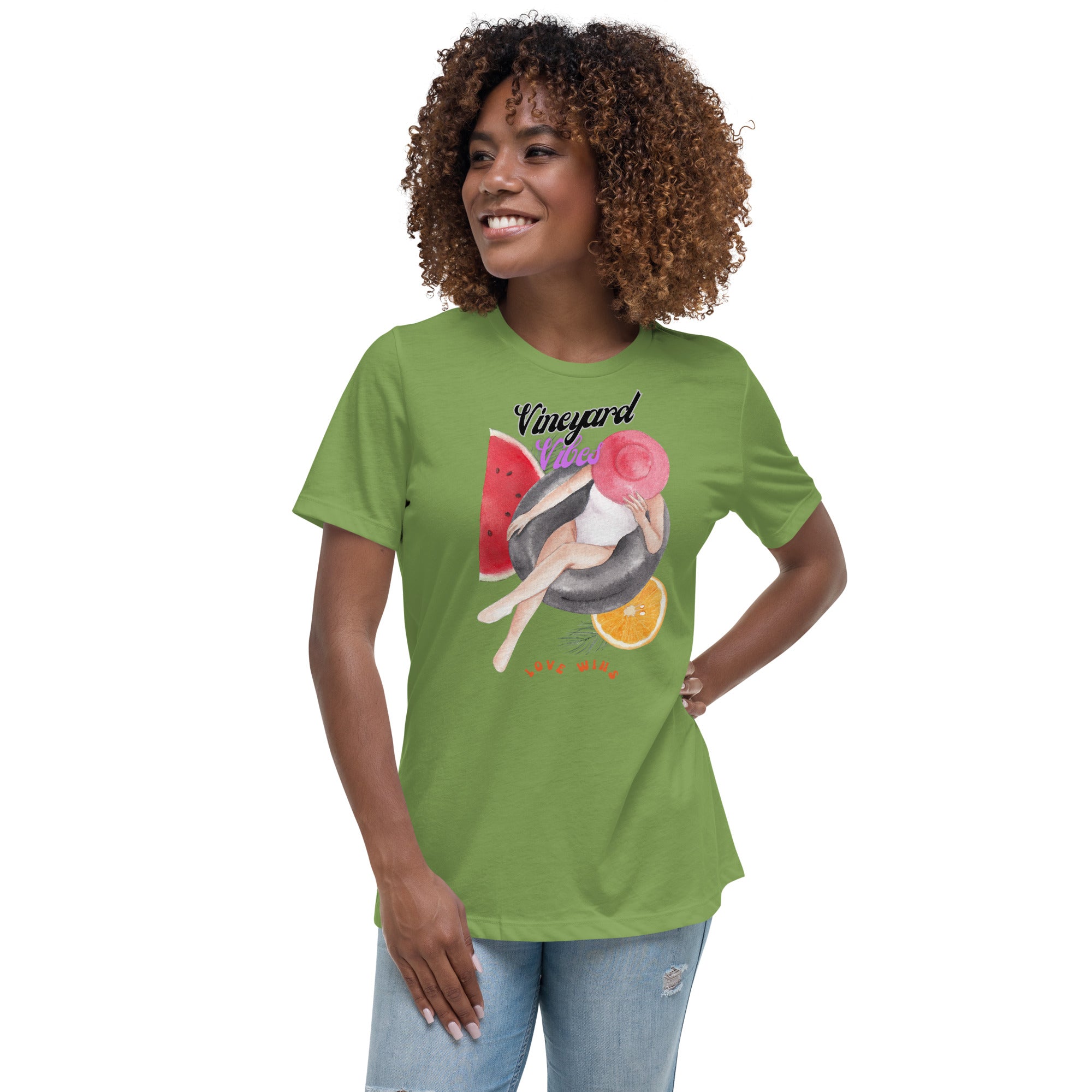 Vineyard Vibes Love Wins Summer Time - Women's Relaxed T-Shirt