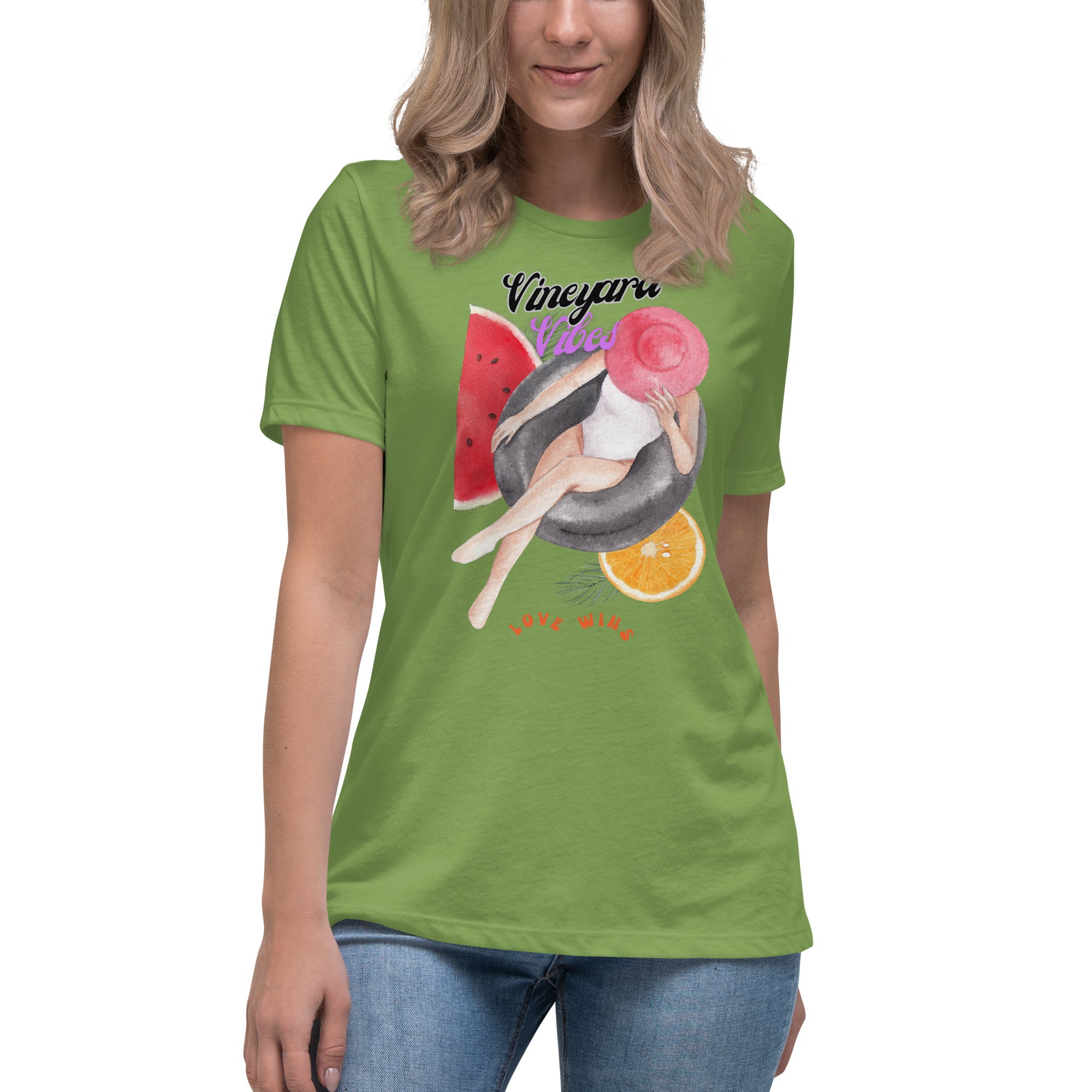 Vineyard Vibes Love Wins Summer Time - Women's Relaxed T-Shirt