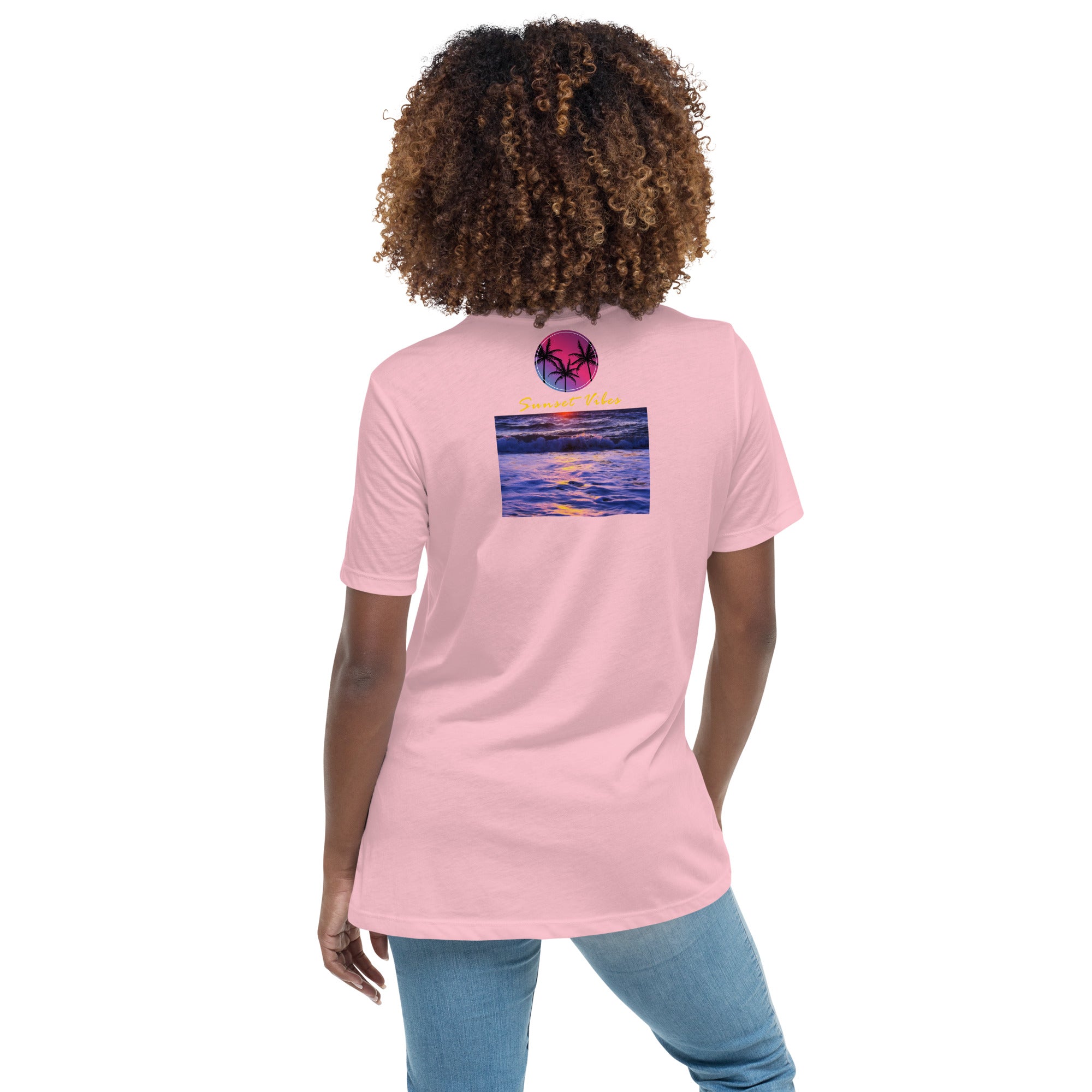Sunset Vibes Purple - Women's Relaxed T-Shirt