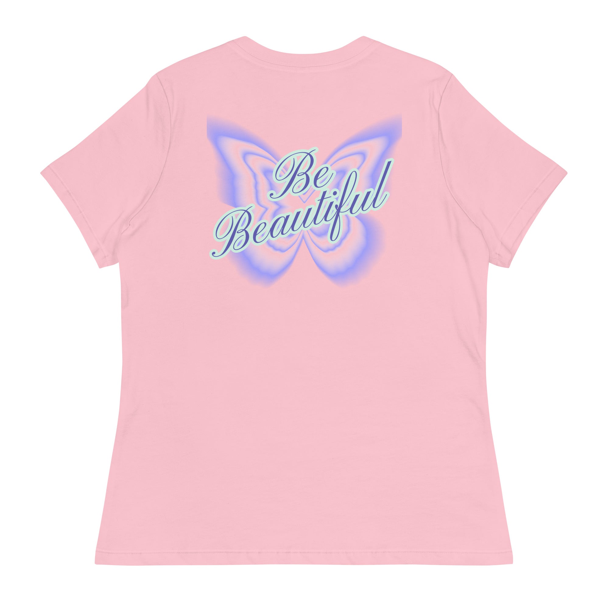 Vineyard Vibes Stay Positive Be Beautiful - Women's Relaxed T-Shirt