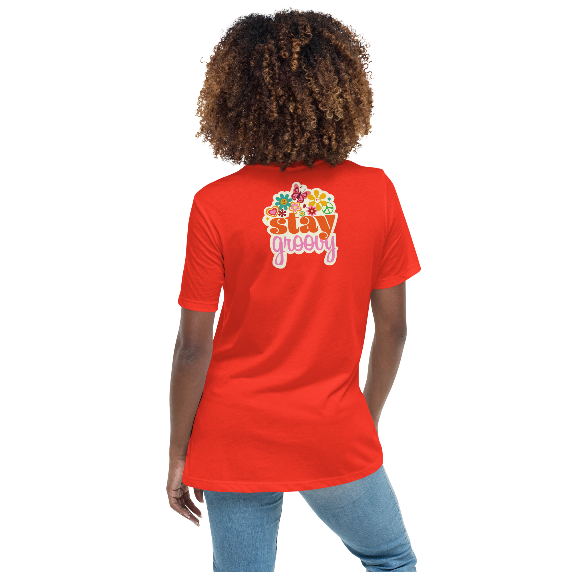 Rich Drip Enjoy Every Moment Stay Groovey - Women's Relaxed T-Shirt