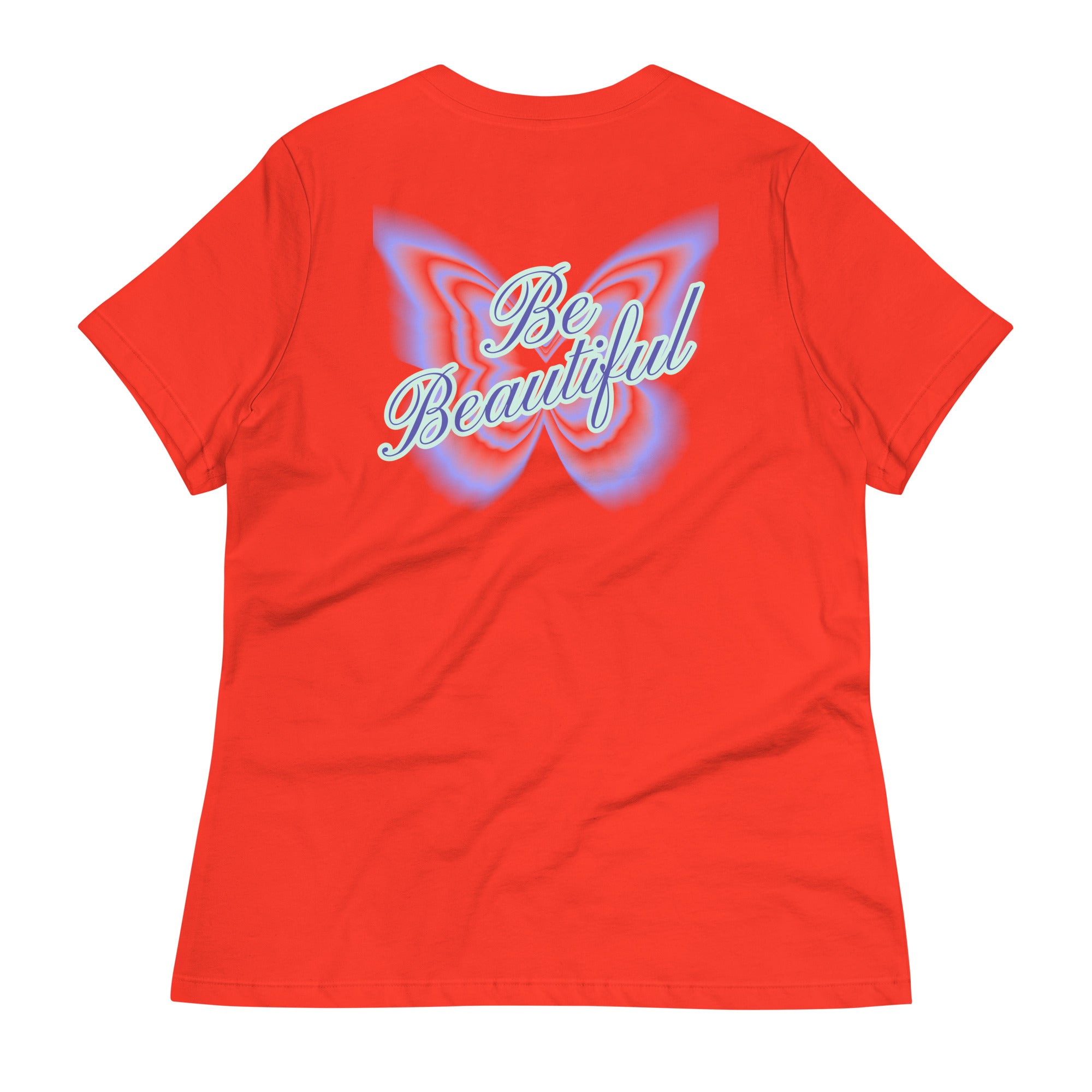 Vineyard Vibes Stay Positive Be Beautiful - Women's Relaxed T-Shirt