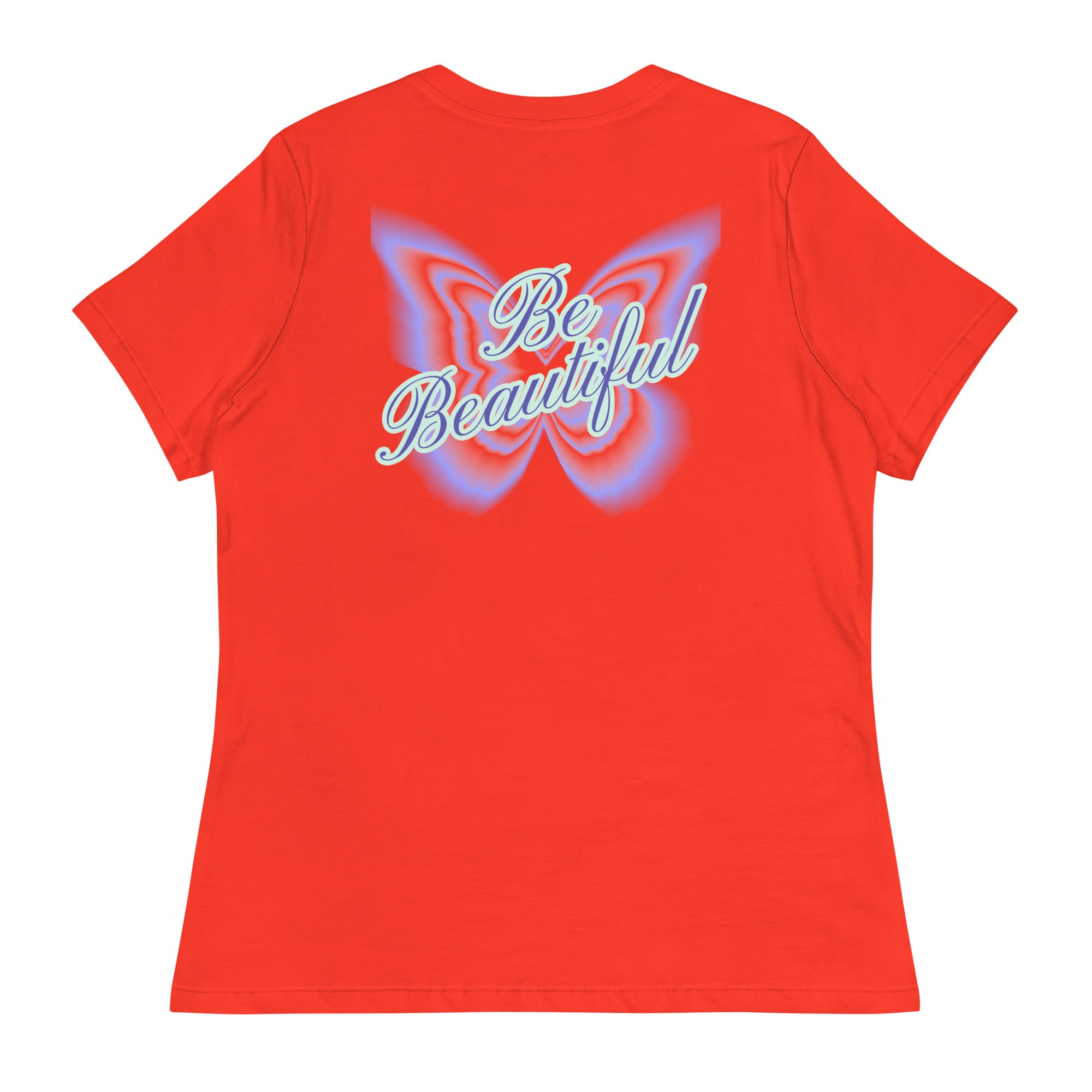 Vineyard Vibes Stay Positive Be Beautiful - Women's Relaxed T-Shirt