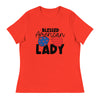 USA Blessed American Lady - Women's Relaxed T-Shirt
