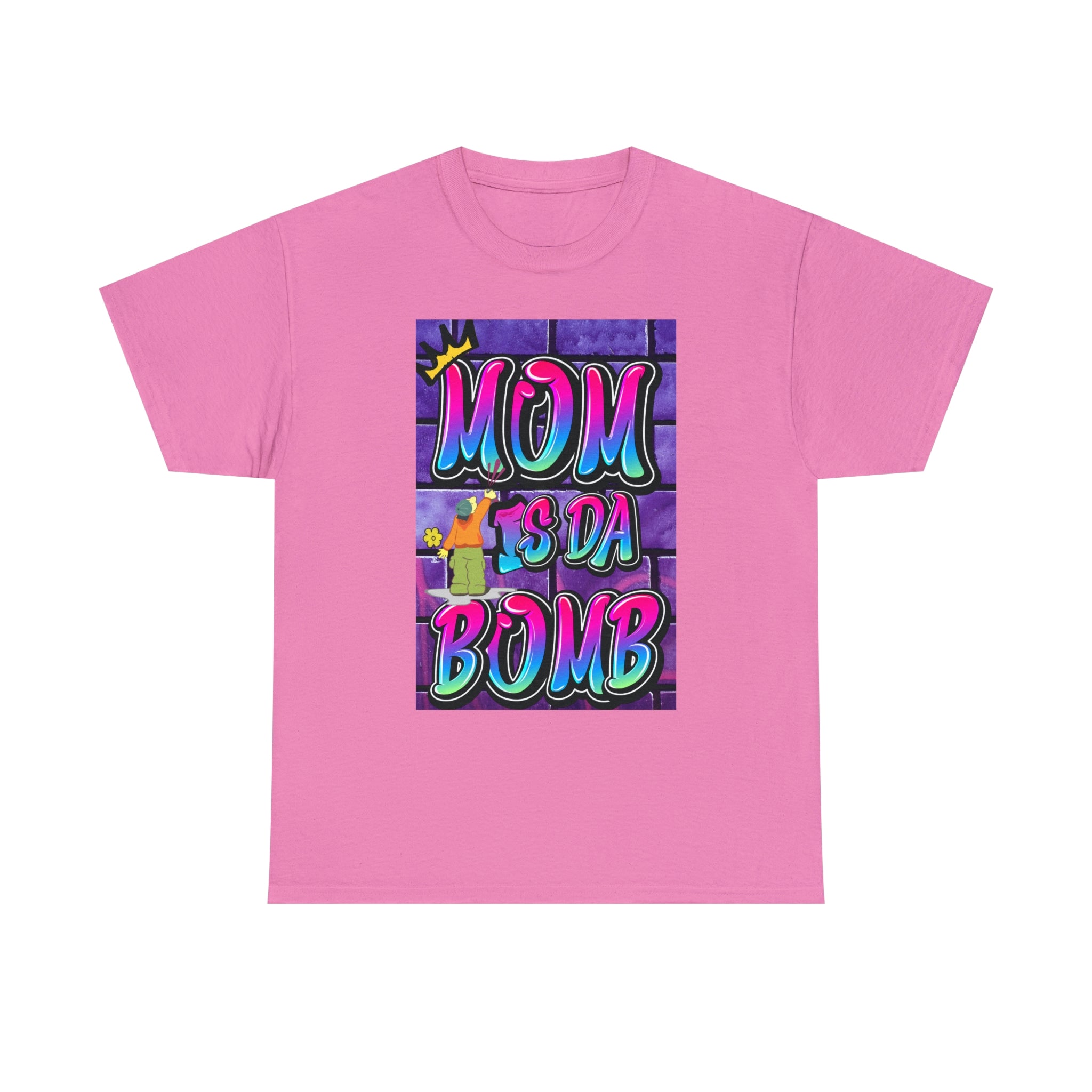 MOM IS DA DOMB - 90s Retro - Heavy T-Shirt