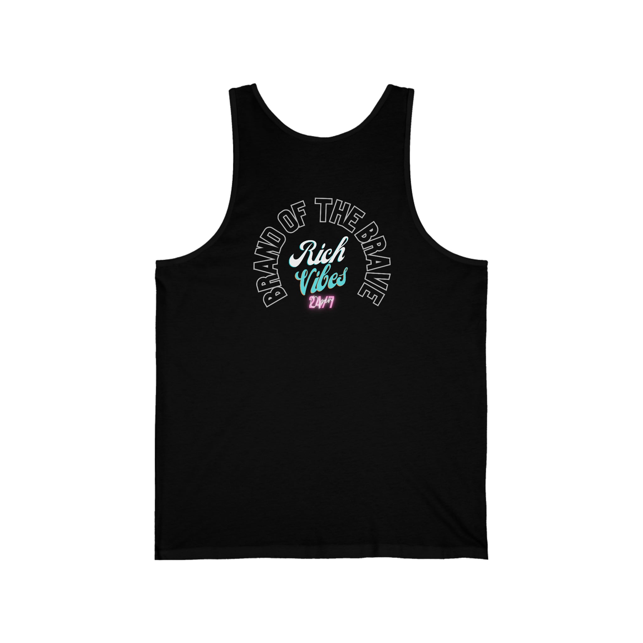 Rich Vibes Windy Palms White Motor Sport - Jersey Tank