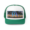 Rich Vibes South Beach Sunset Miami Beach RV Logo - Trucker Hat