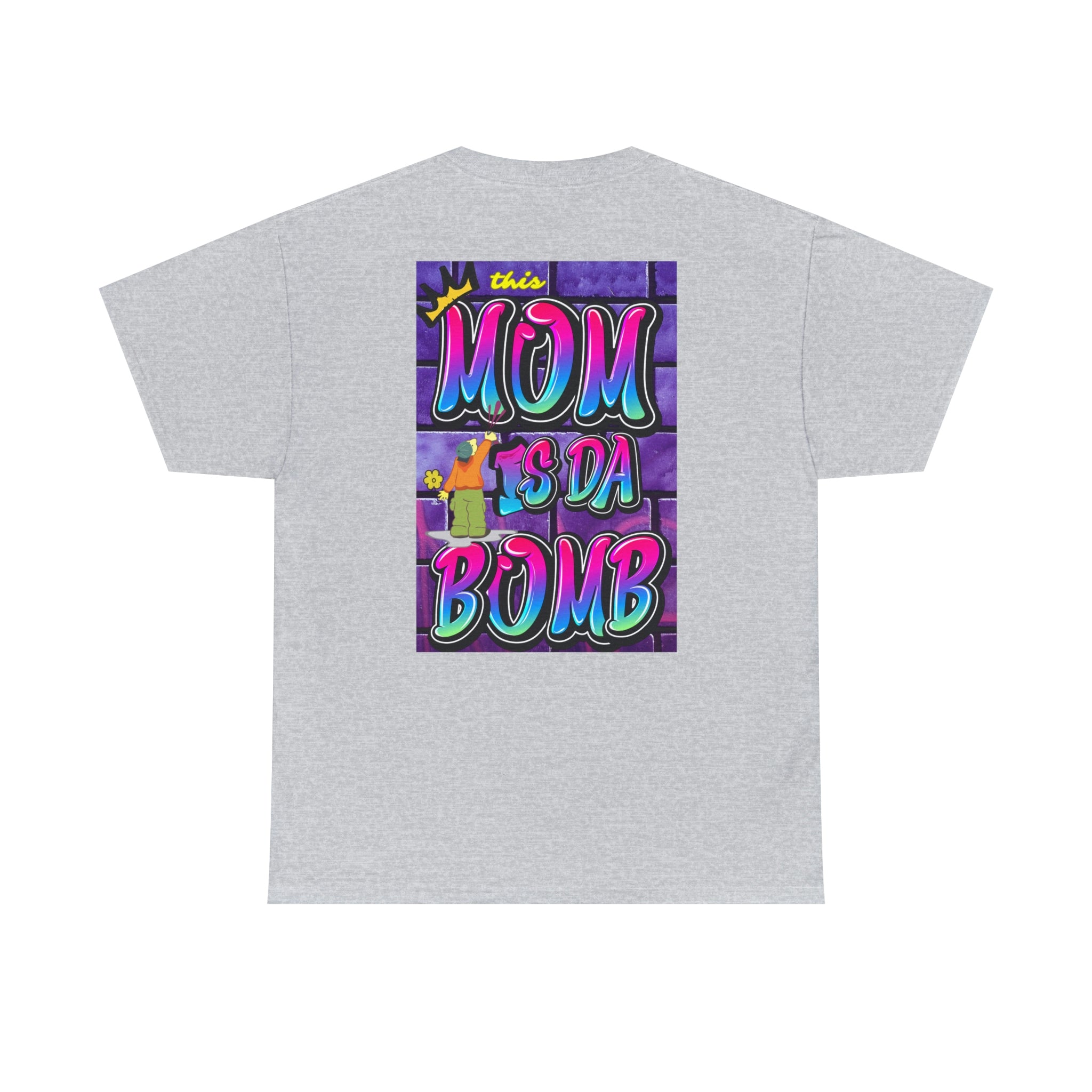 This MOM IS DA DOMB - 90s Retro - Heavy T-Shirt