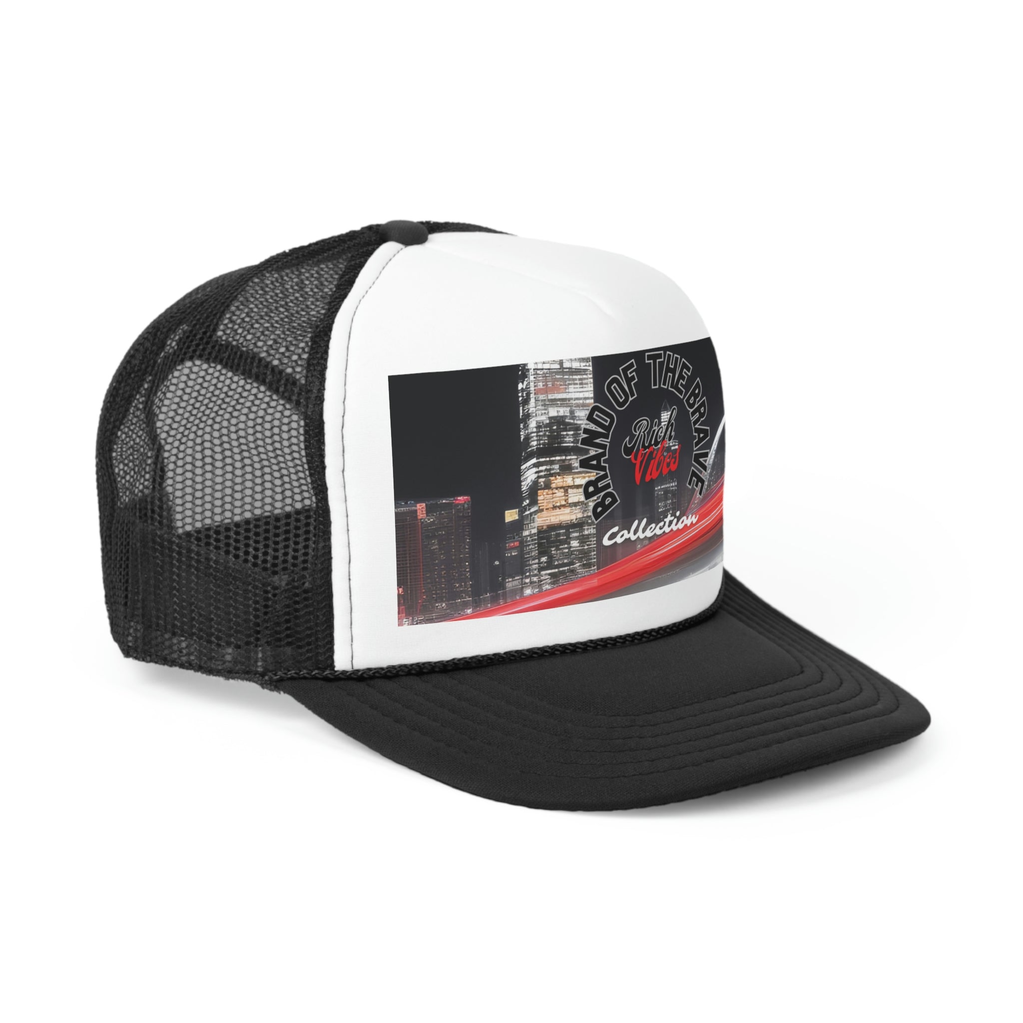 Rich Vibes Brand Of The Brave Motor Sport - Trucker Hat