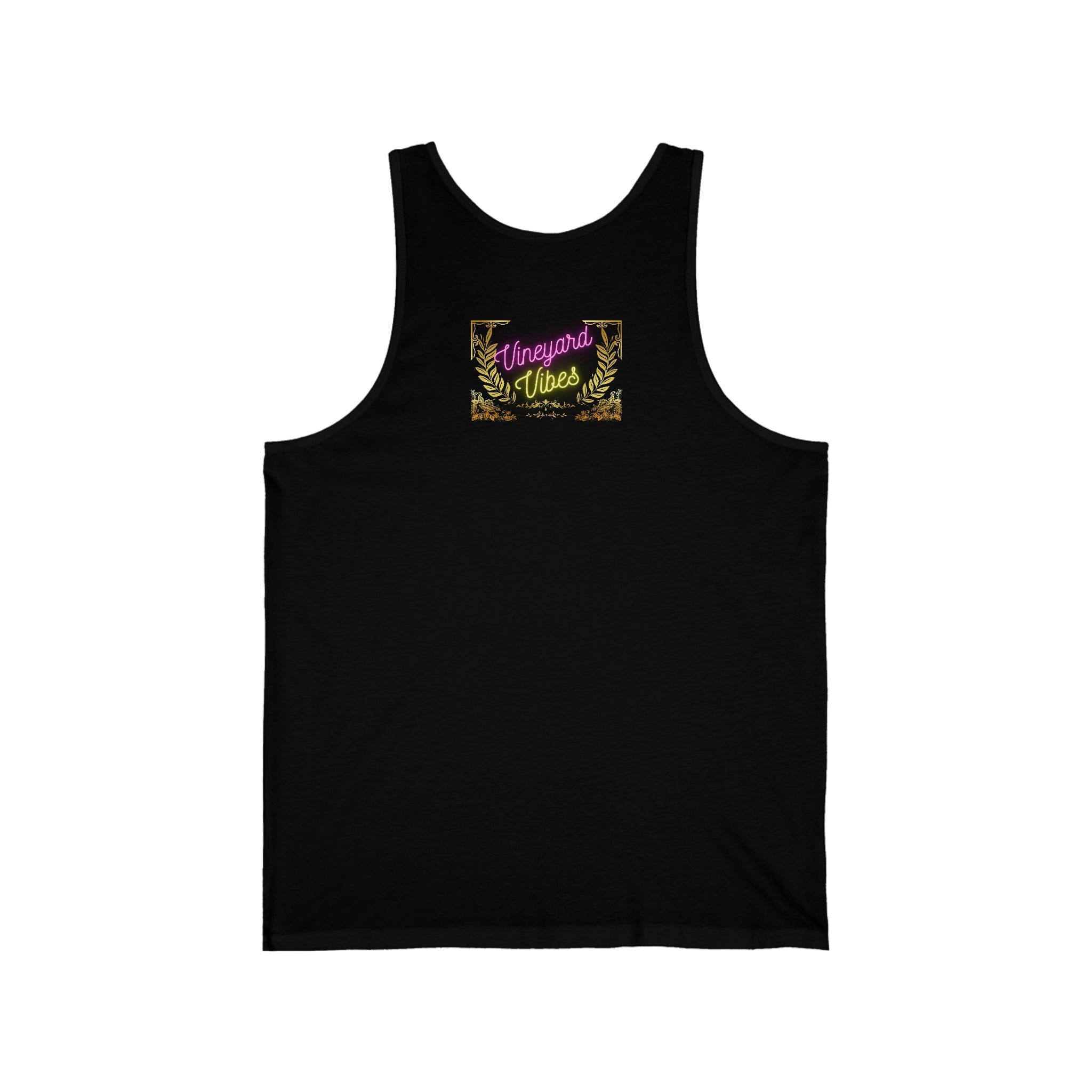 Vineyard Vibes Pink Water Colors Jersey Tank