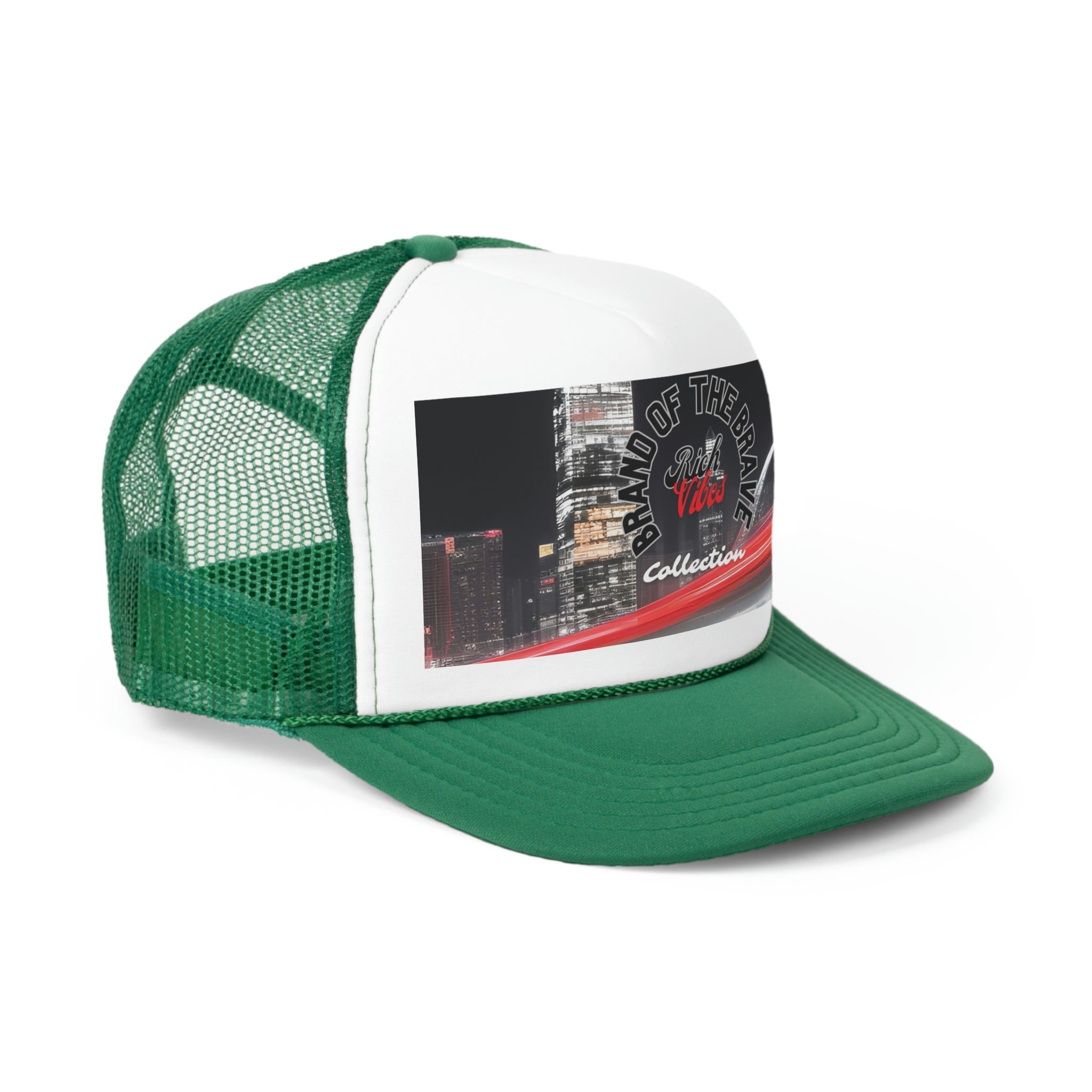 Rich Vibes Brand Of The Brave Motor Sport - Trucker Hat