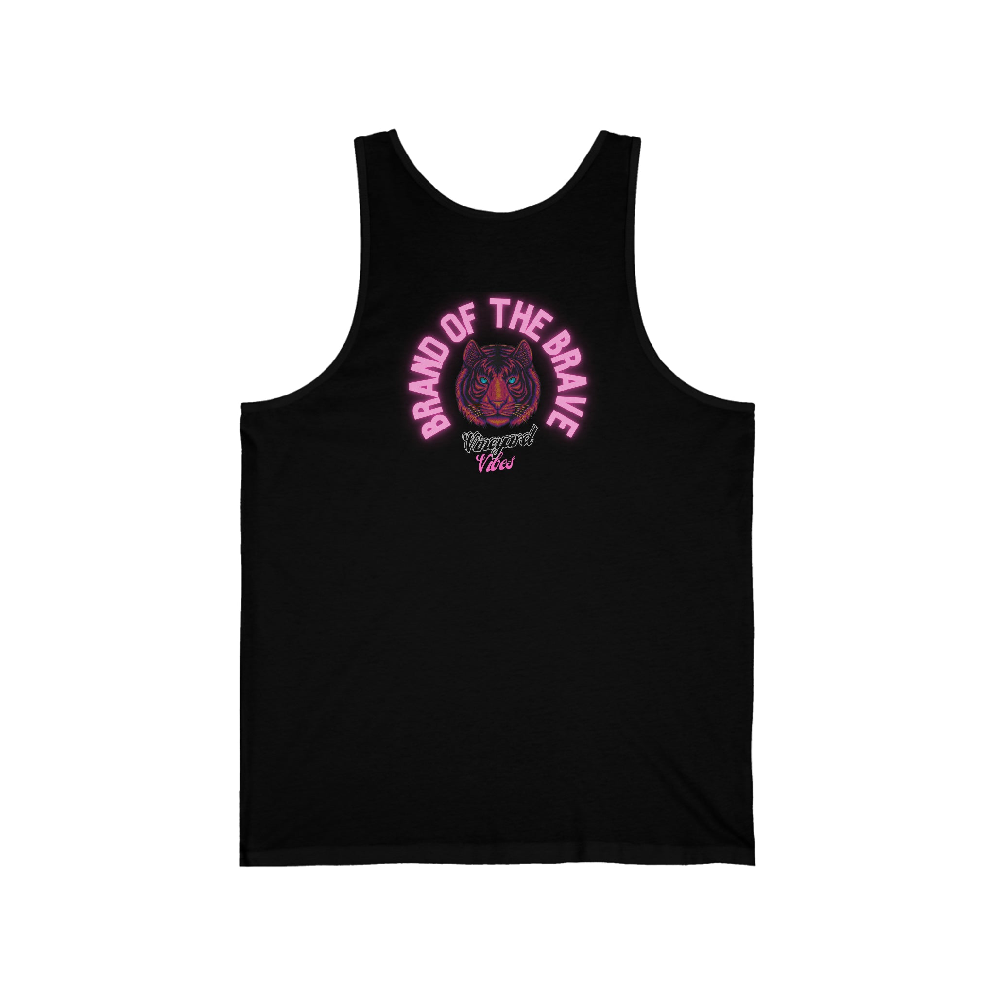 Vineyard Vibes RichV5 Pink Tiger Back Logo - Jersey Tank