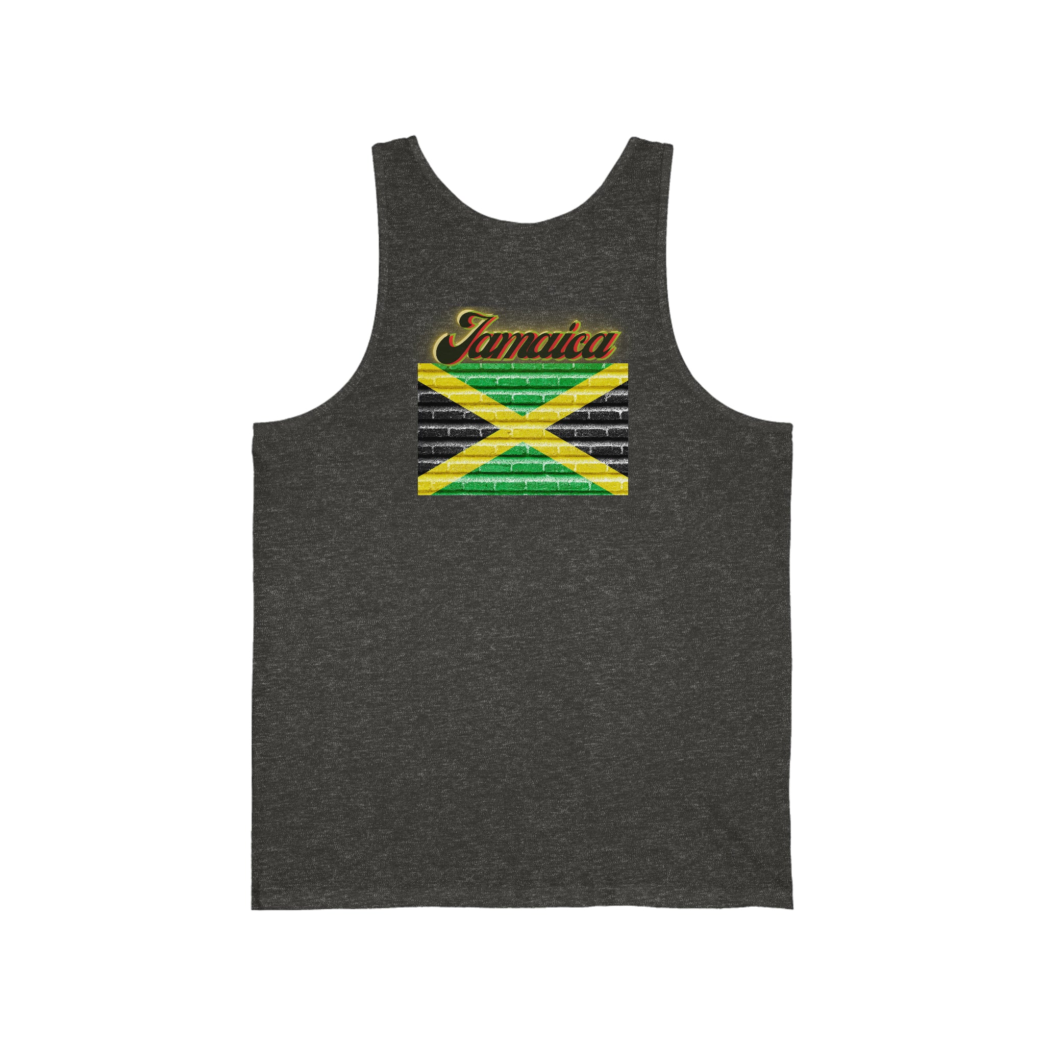 Rich Vibes Island Jamaica Flag - Jersey Tank
