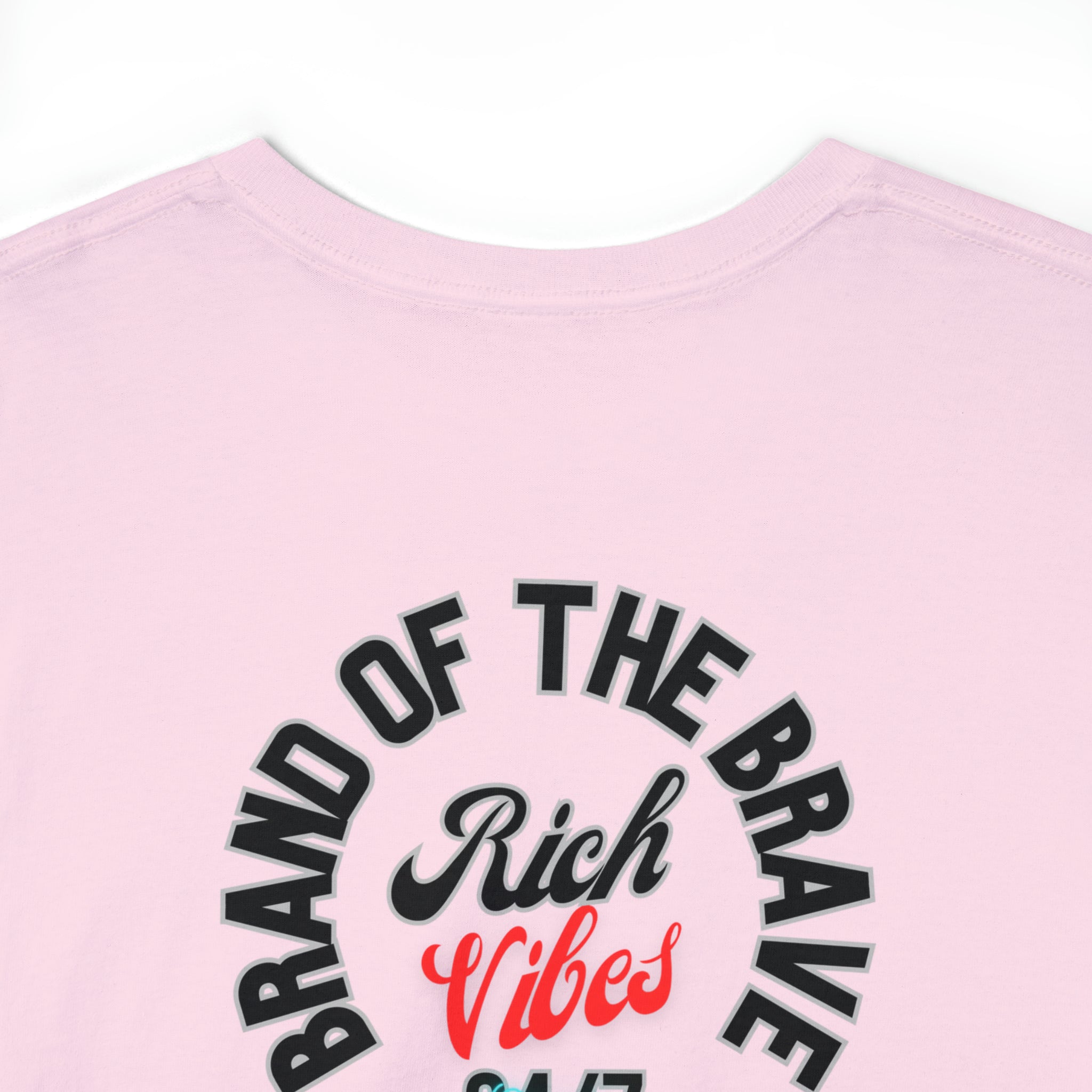 Rich Vibes Brand Of The Brave Motor Sport Miami Sunset- Heavy T-Shirt