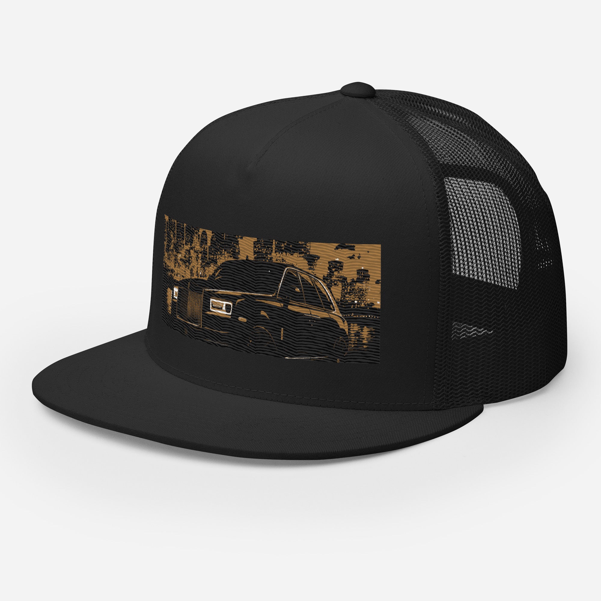 Black on Black RR Trucker Cap