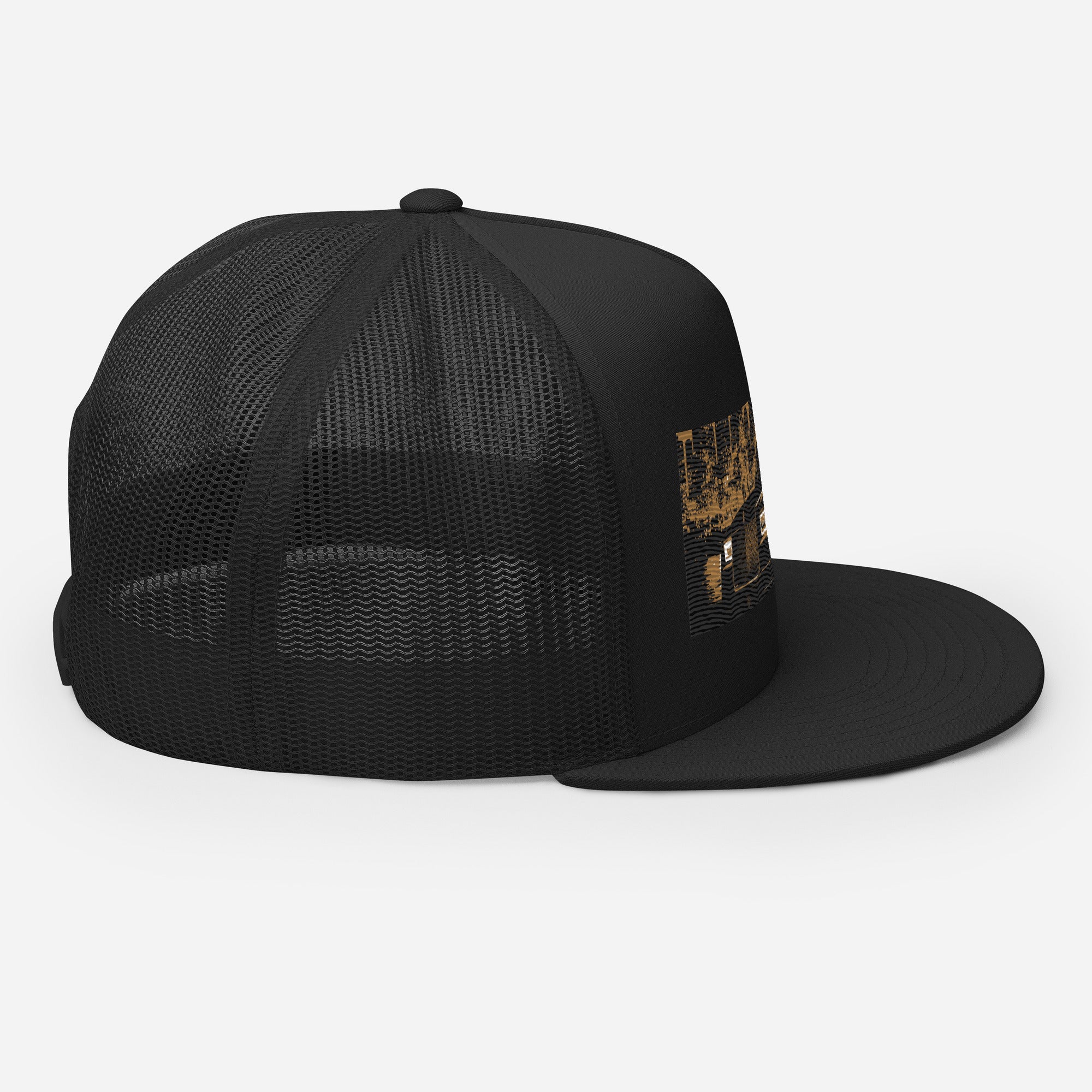 Black on Black RR Trucker Cap