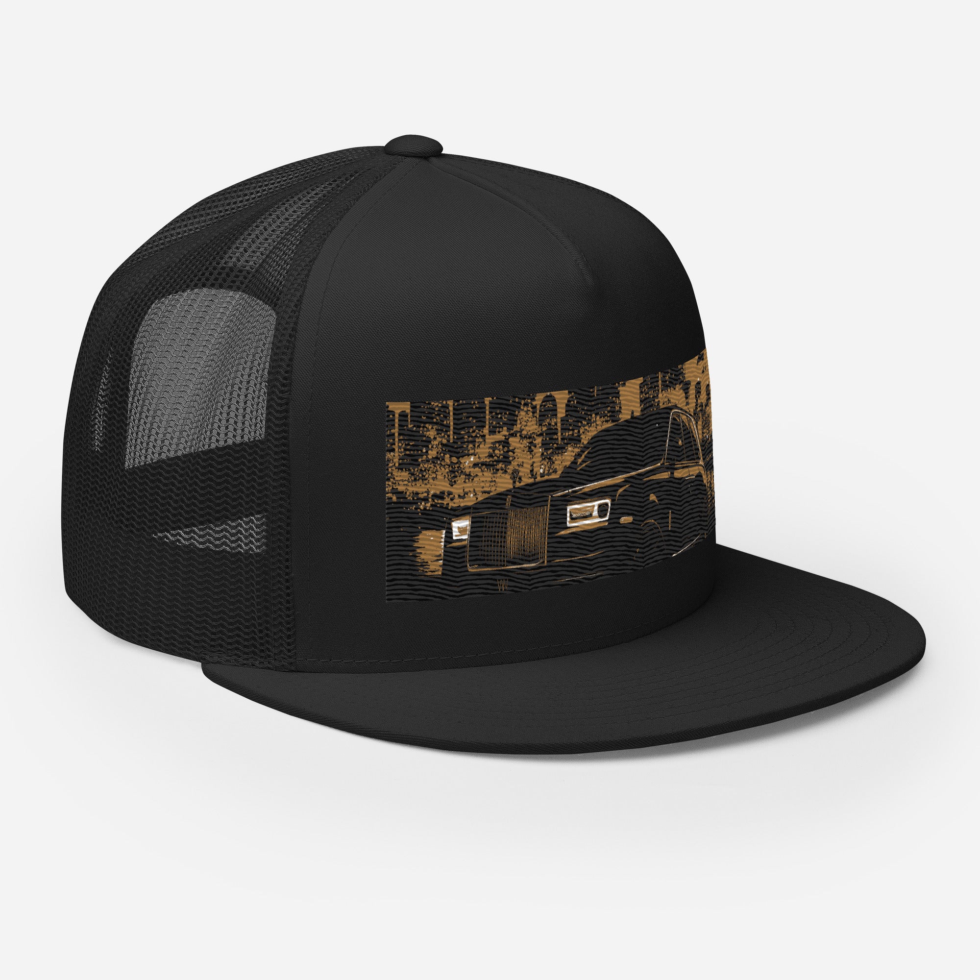 Black on Black RR Trucker Cap