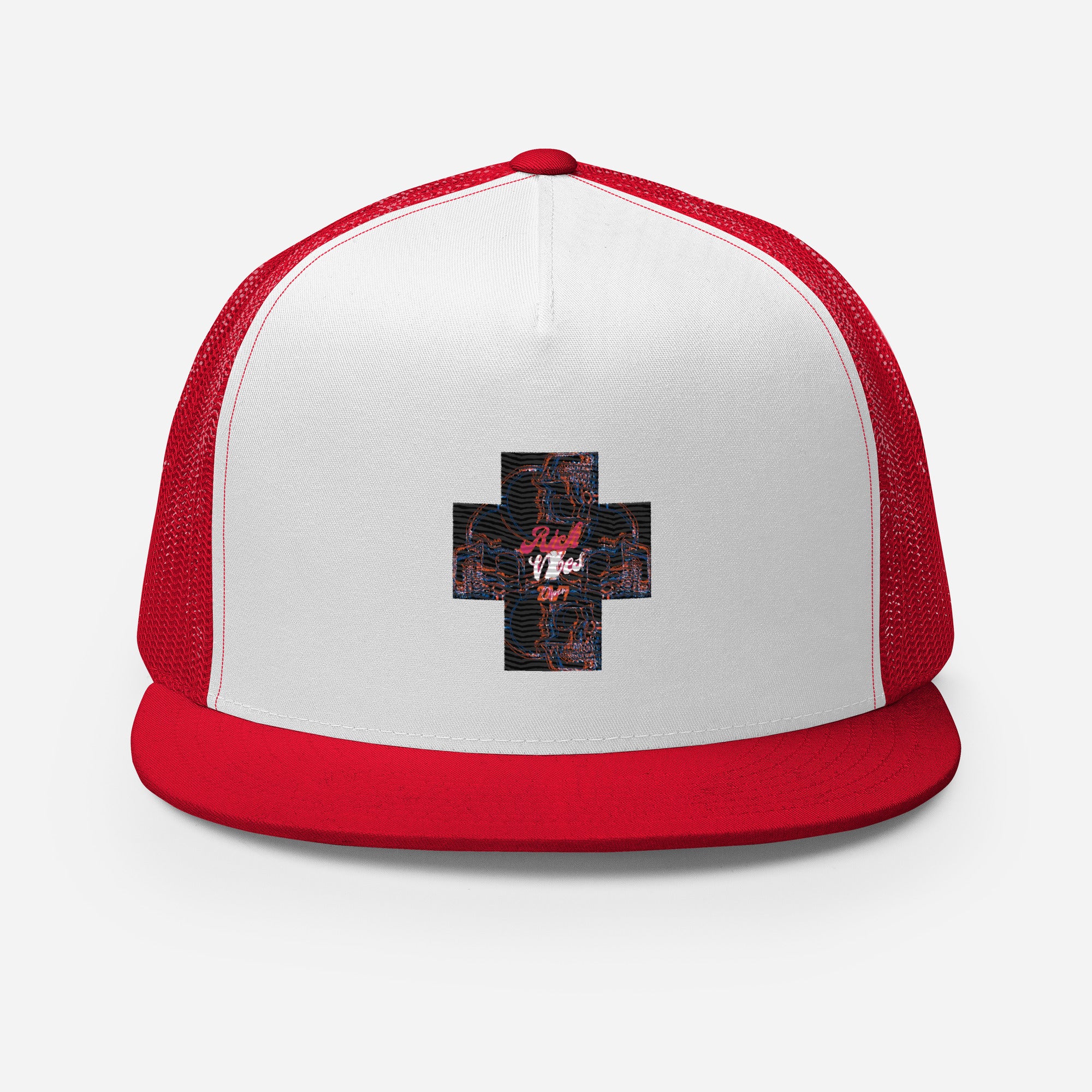 RICH VIBES 4 Headed Skulls Trucker Cap