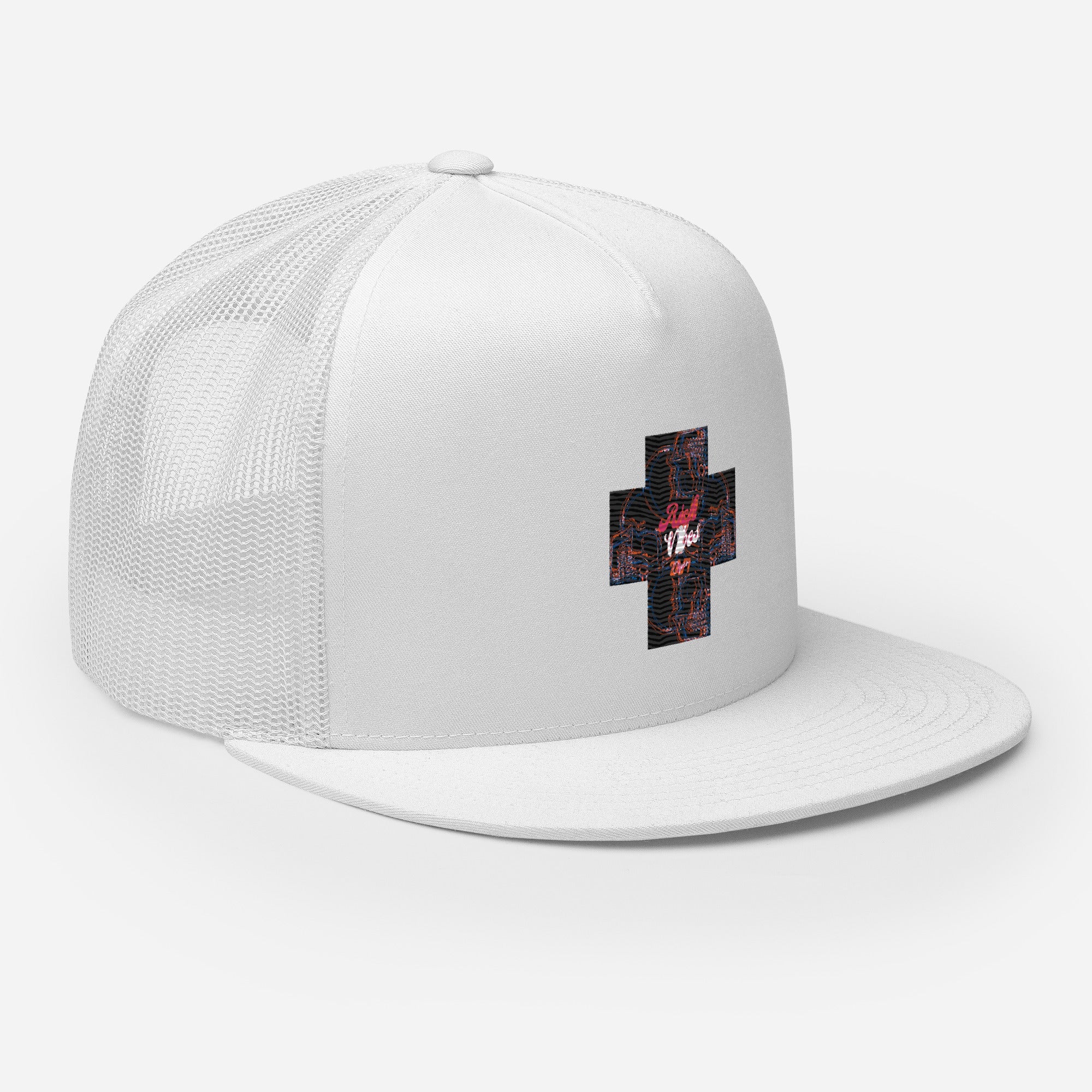 RICH VIBES 4 Headed Skulls Trucker Cap