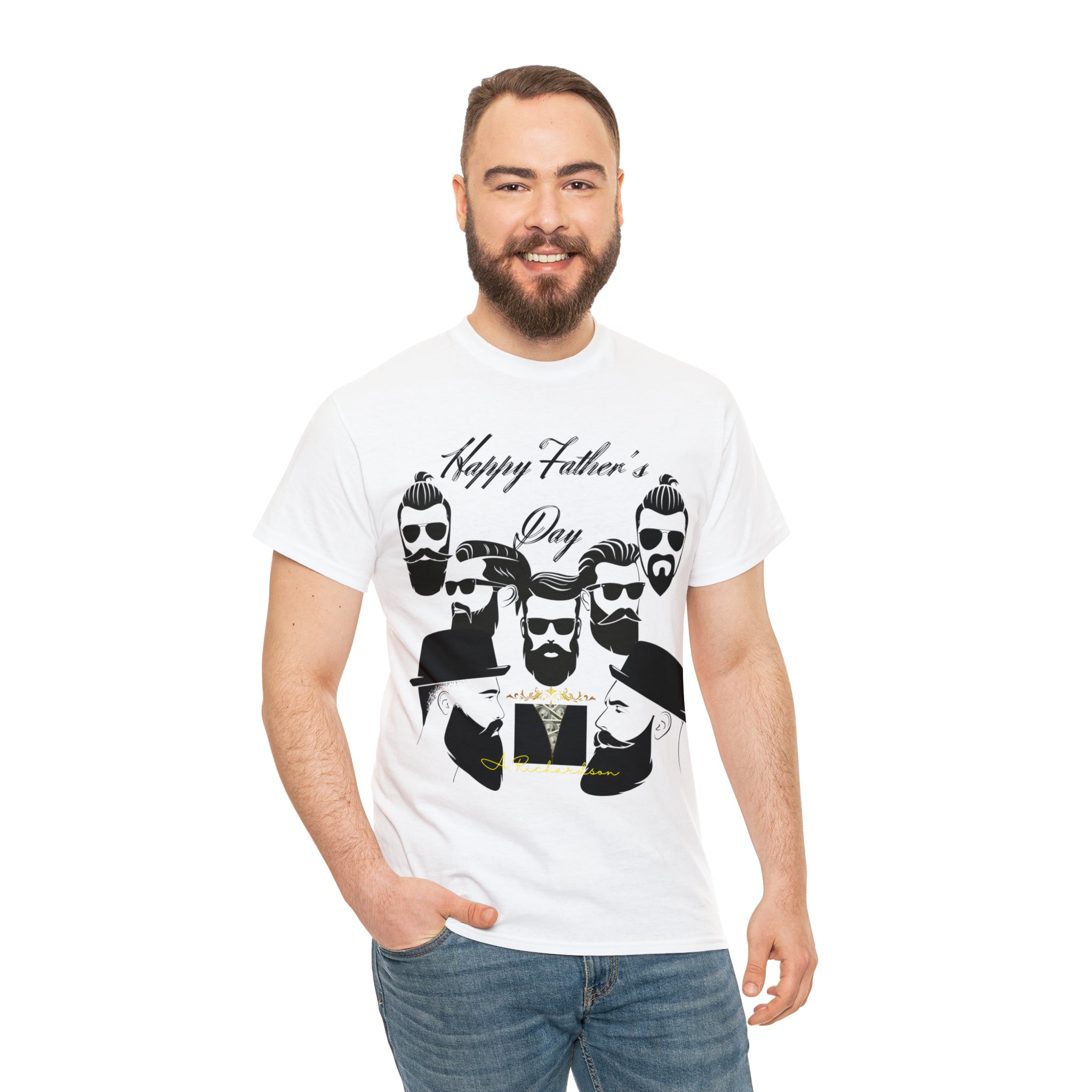 Rich Vibes Brand Of The Brave Happy Father's Day  - Heavy T-Shirt