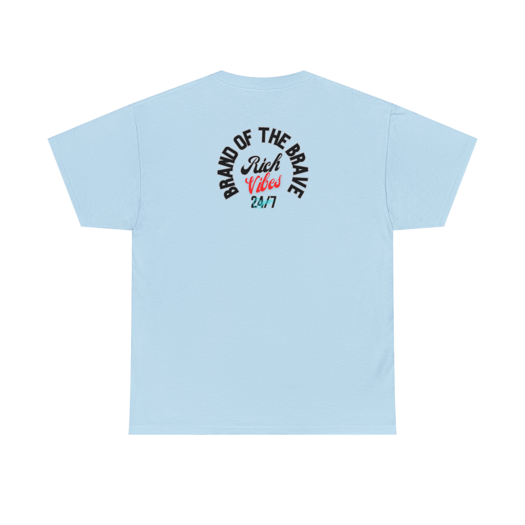 Rich Vibes Brand Of The Brave Motor Sport Miami Sunset- Heavy T-Shirt