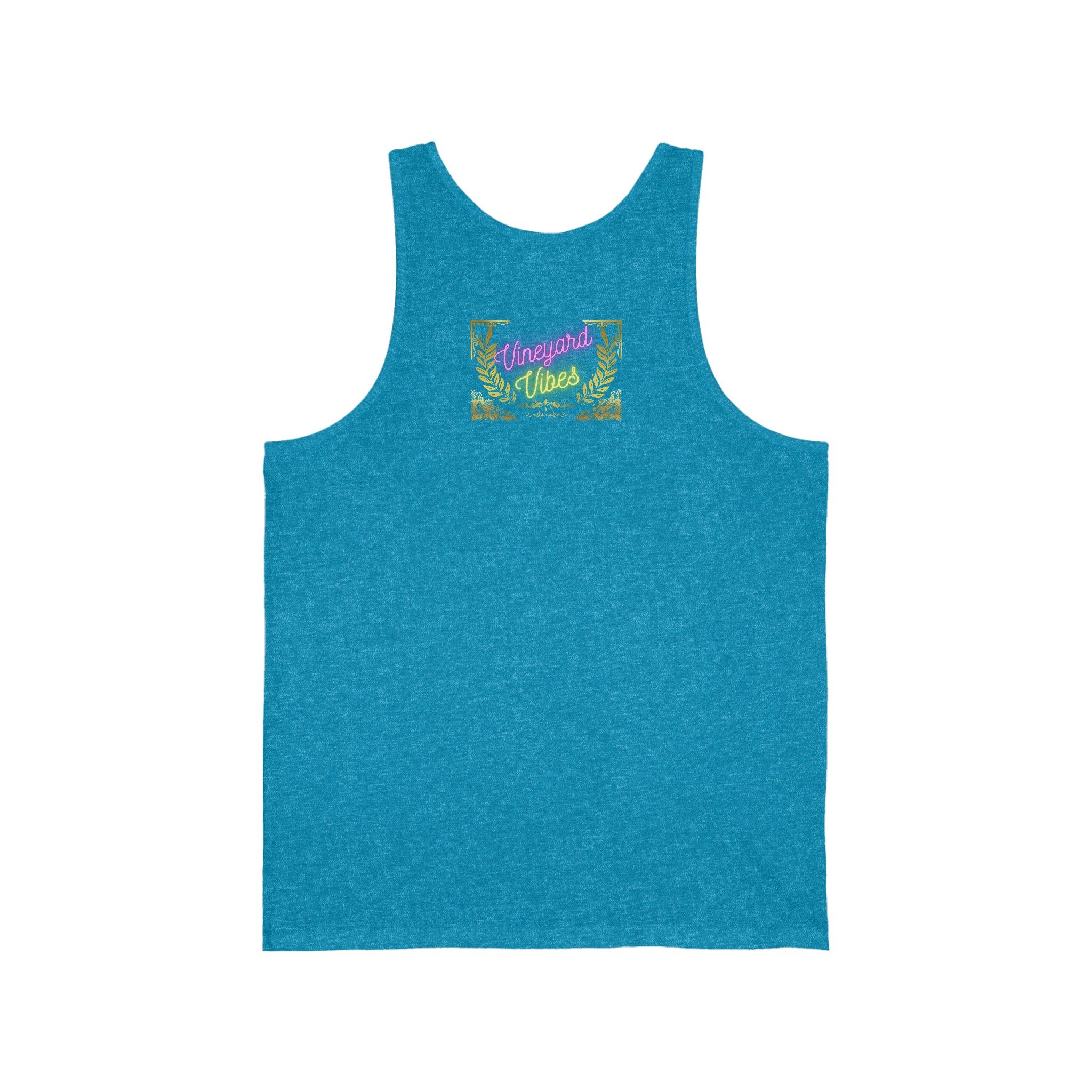 Vineyard Vibes Pink Water Colors Jersey Tank