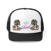 Rich Vibes Logo 24/7 Miami Beach Pink Vibes - Trucker Hat