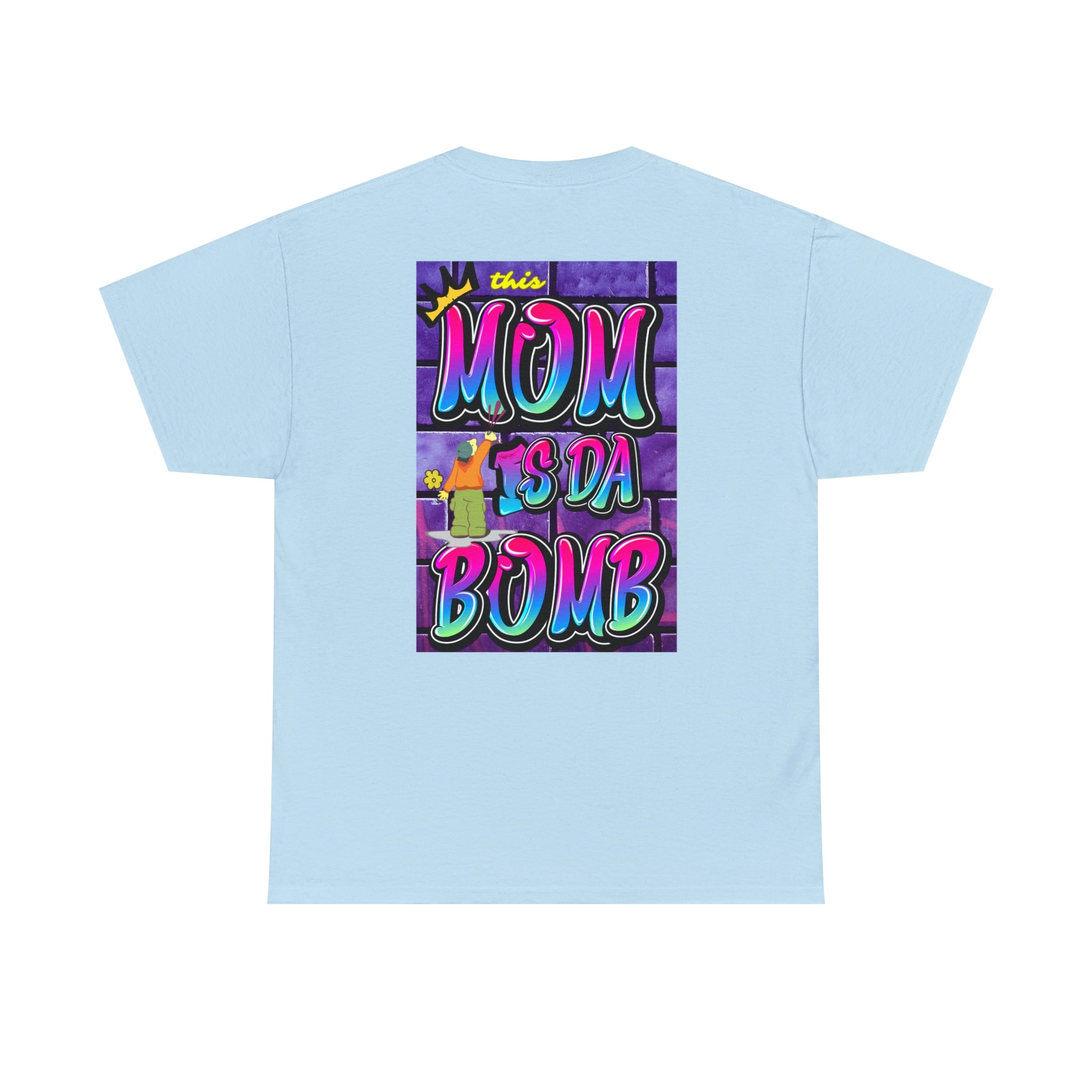 This MOM IS DA DOMB - 90s Retro - Heavy T-Shirt