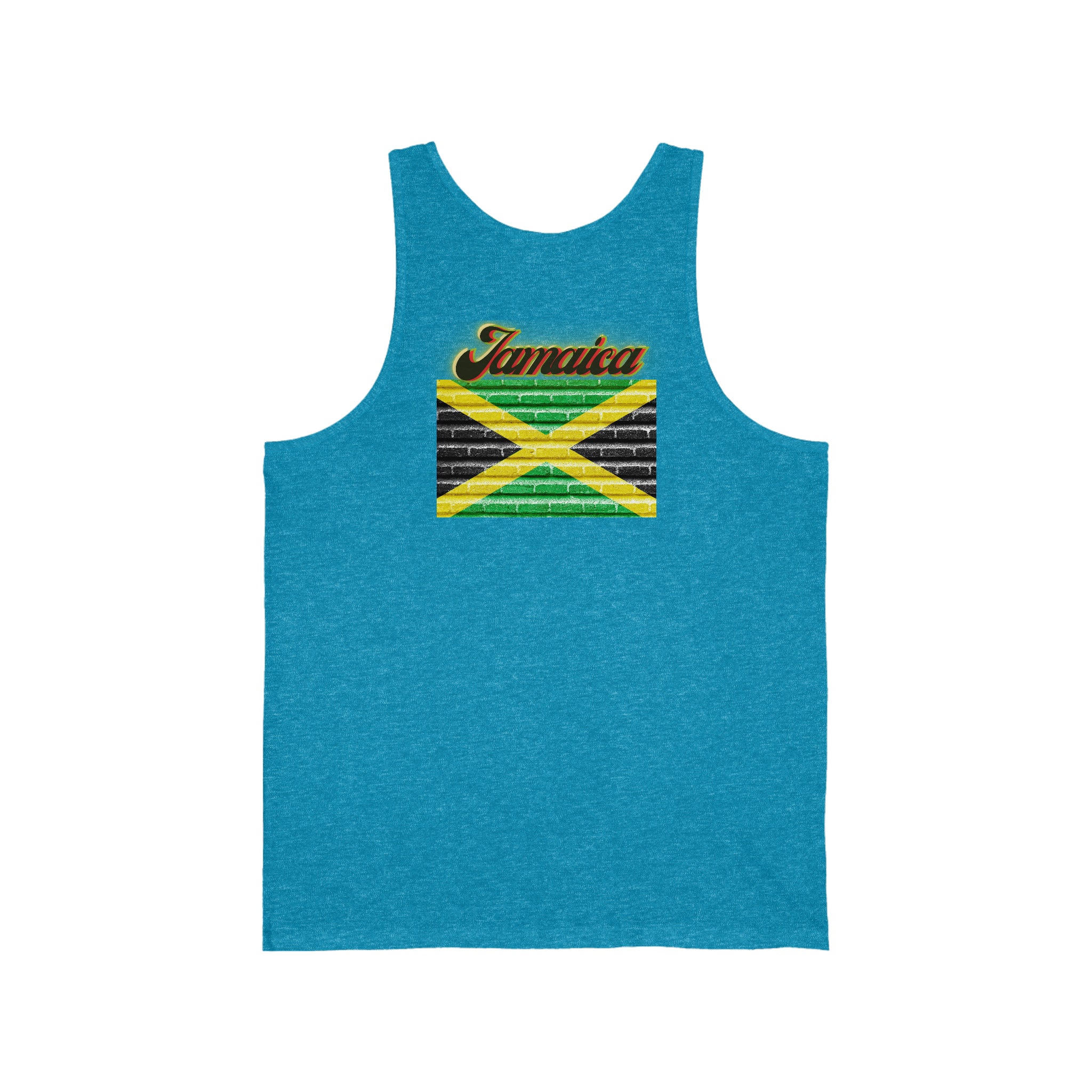 Rich Vibes Island Jamaica Flag - Jersey Tank