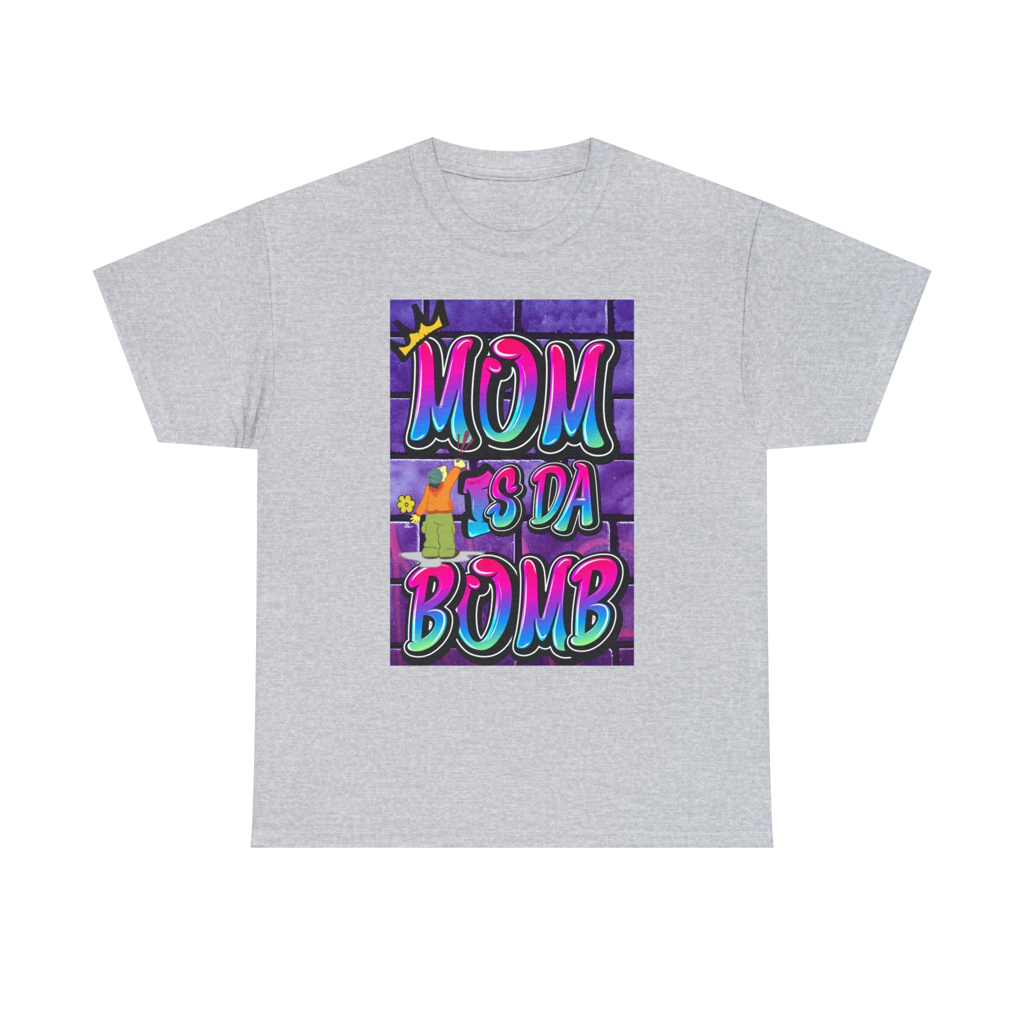 MOM IS DA DOMB - 90s Retro - Heavy T-Shirt