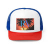 Rich Vibes Red Sunset RV Silhouette  - Trucker Hat
