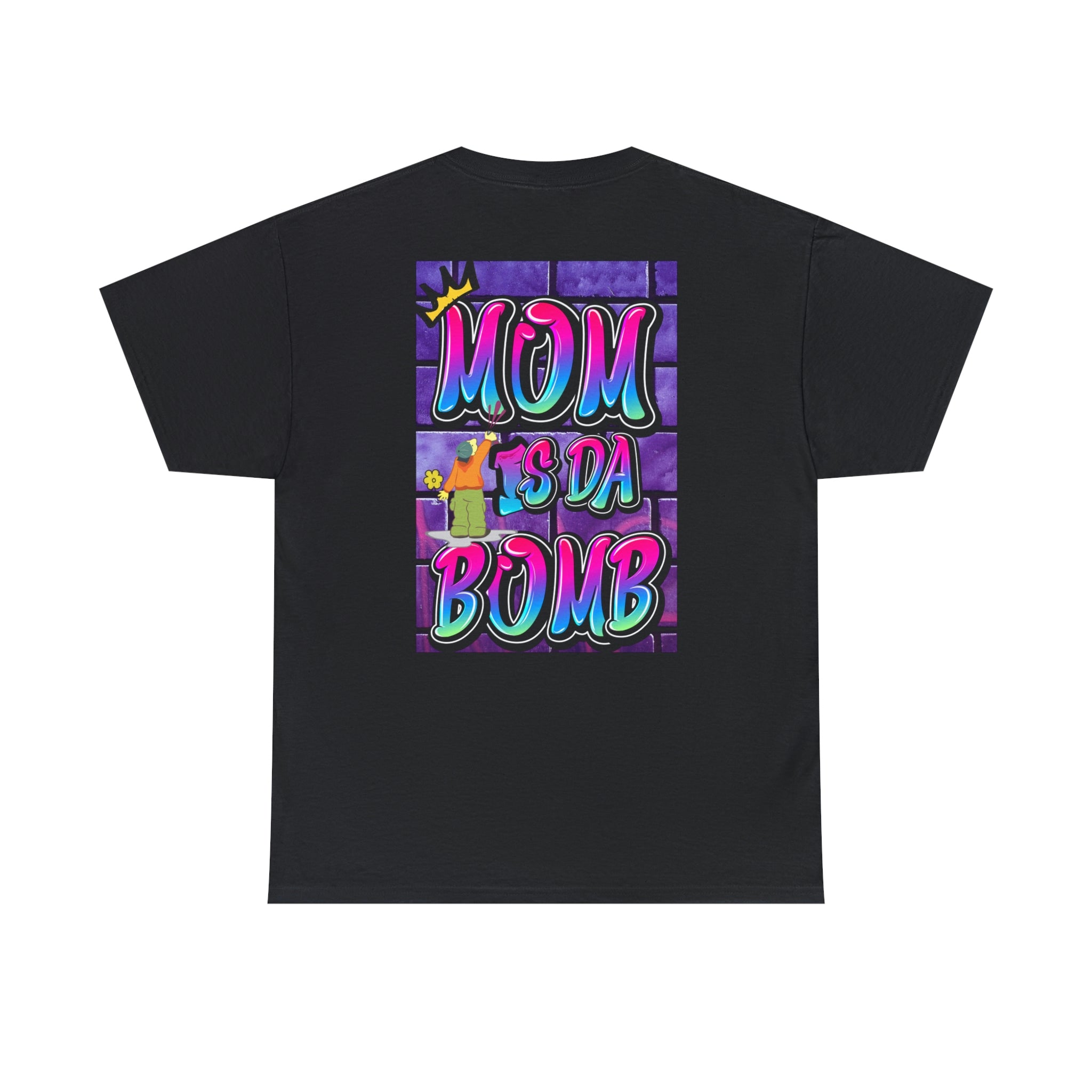 MOM IS DA DOMB - 90s Retro - Heavy T-Shirt