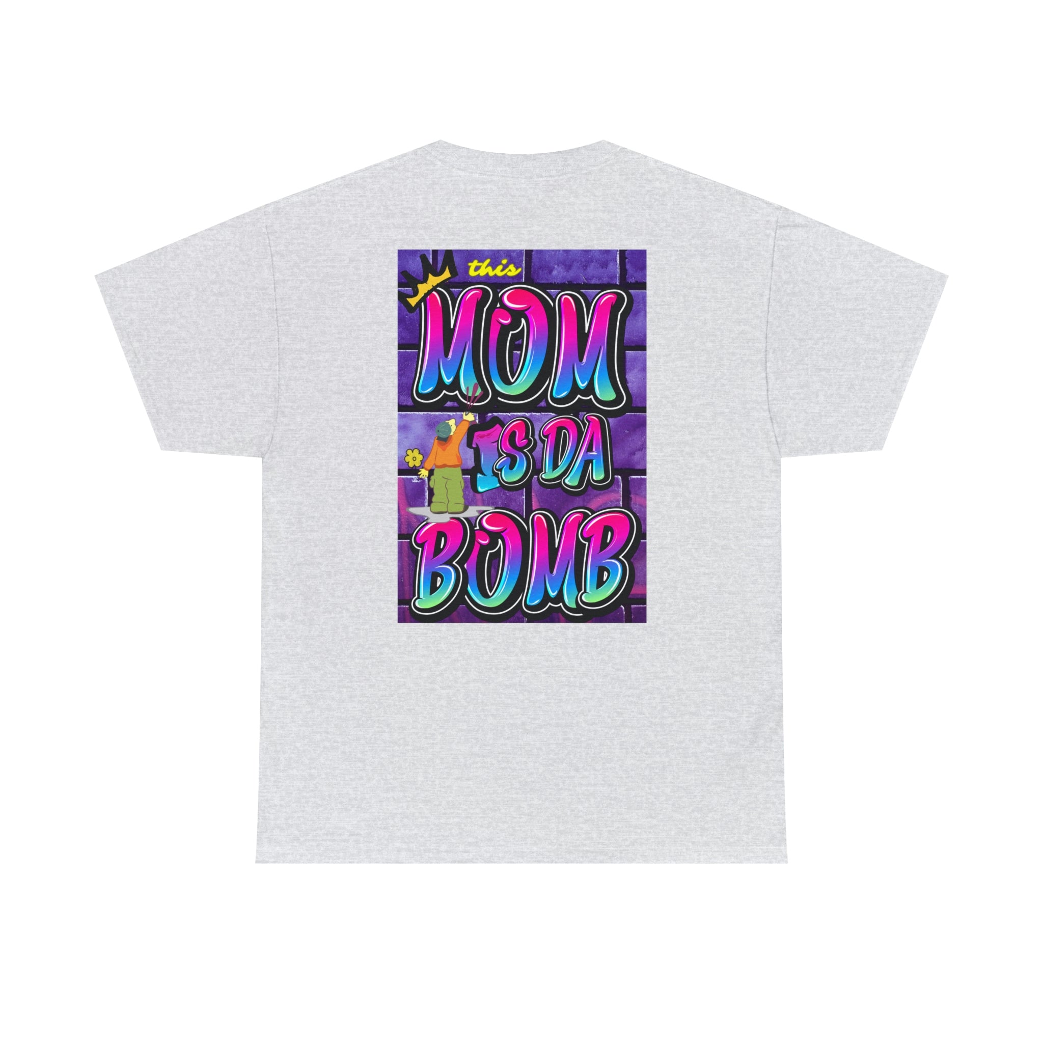 This MOM IS DA DOMB - 90s Retro - Heavy T-Shirt