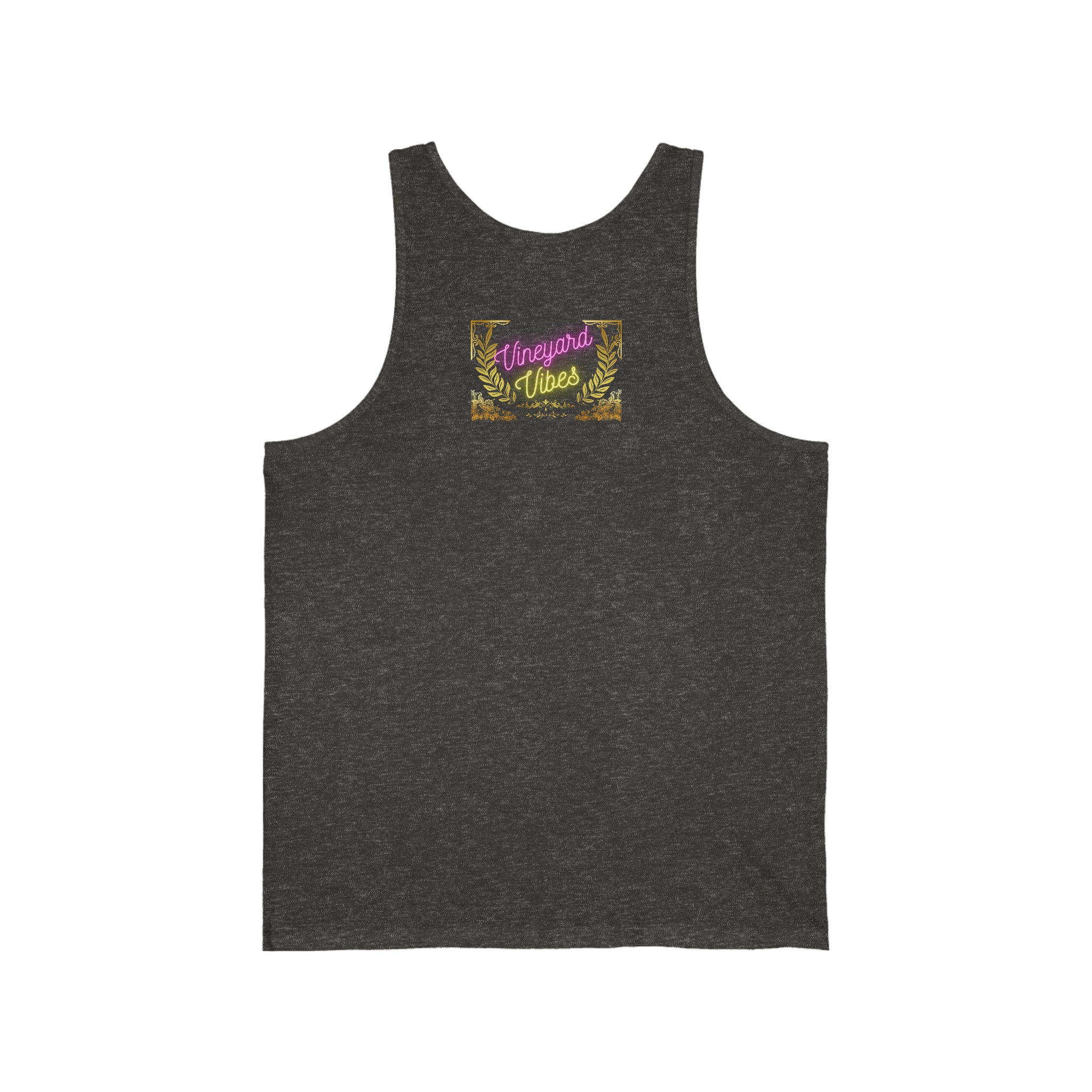 Vineyard Vibes Pink Water Colors Jersey Tank
