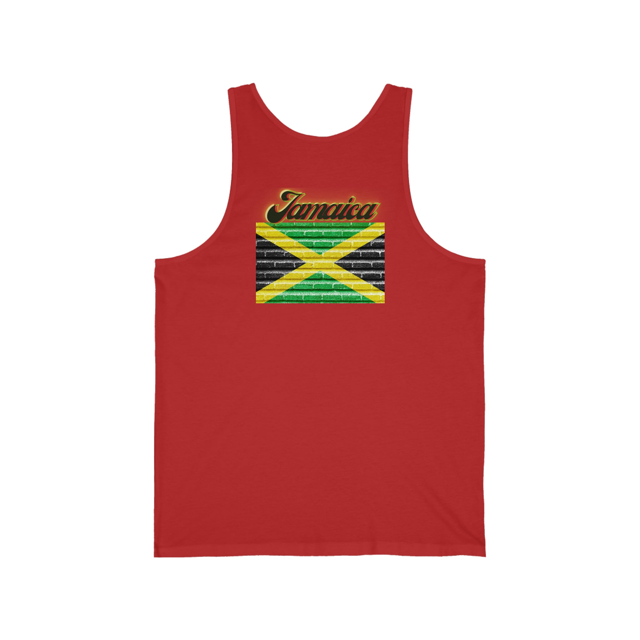 Rich Vibes Island Jamaica Flag - Jersey Tank