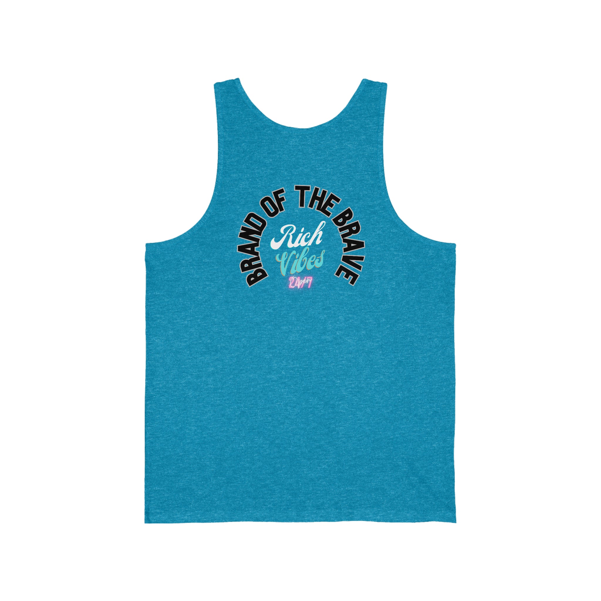 Rich Vibes Windy Palms White Motor Sport - Jersey Tank