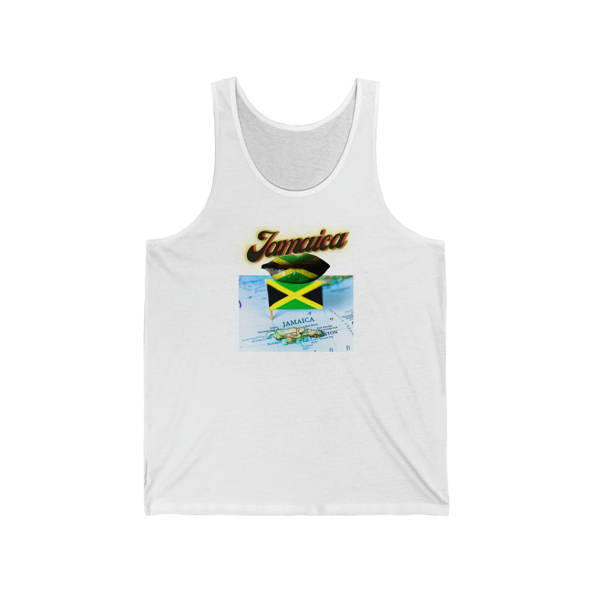 Vineyard Vibes Map Jamaica Road Jersey Tank