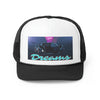 Rich Vibes Big Blue Dreams Wide Miami Black - Trucker Hat