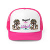 Vineyard Vibes Logo Miami Beach Pink Vibes - Trucker Hat