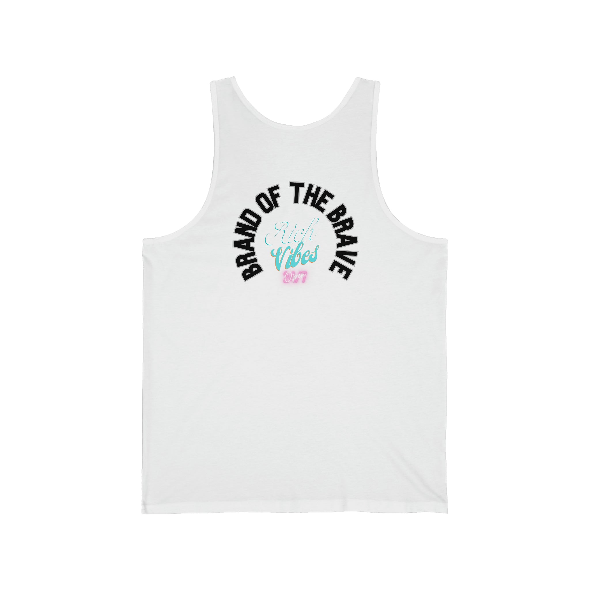 Rich Vibes Windy Palms White Motor Sport - Jersey Tank