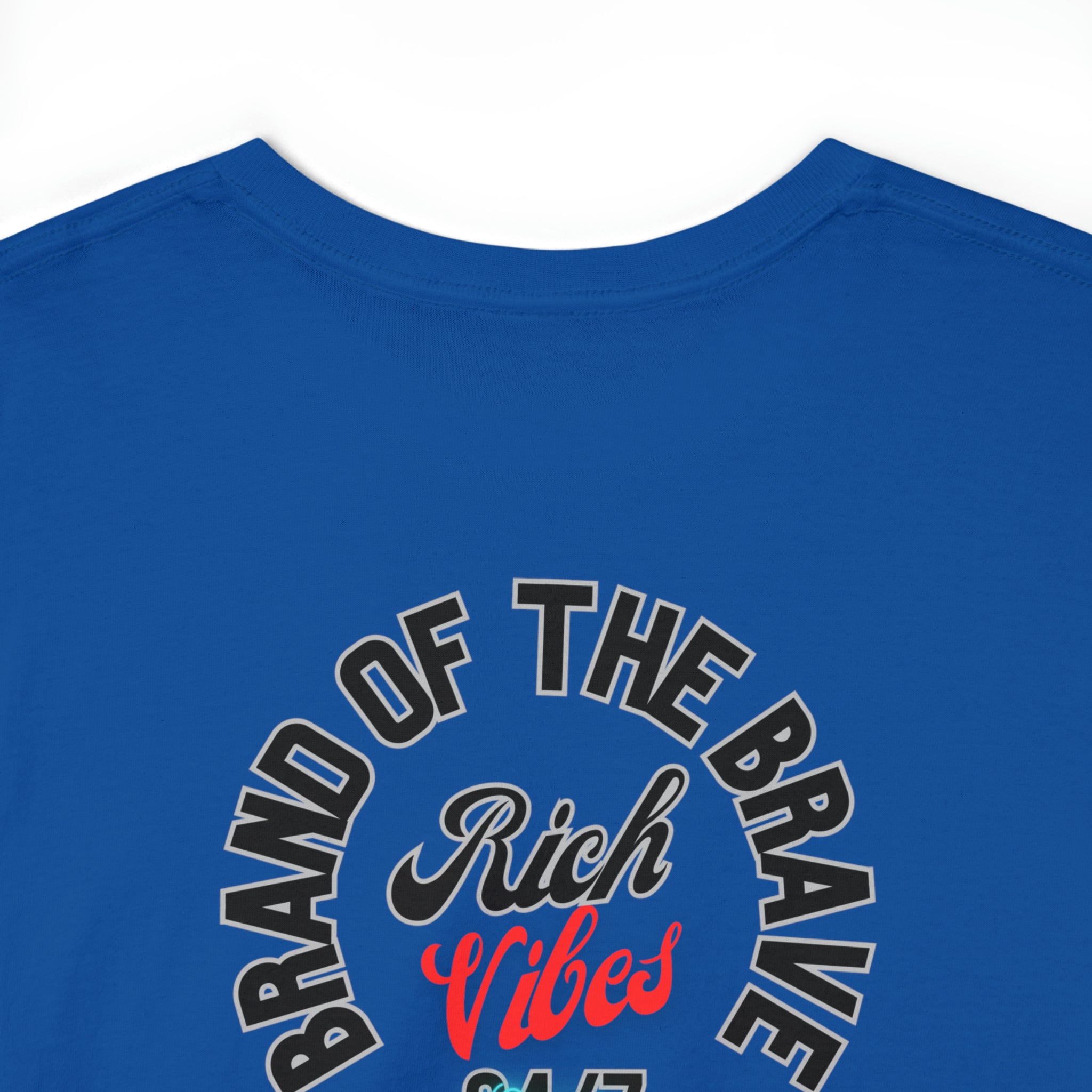 Rich Vibes Brand Of The Brave Motor Sport Miami Sunset- Heavy T-Shirt