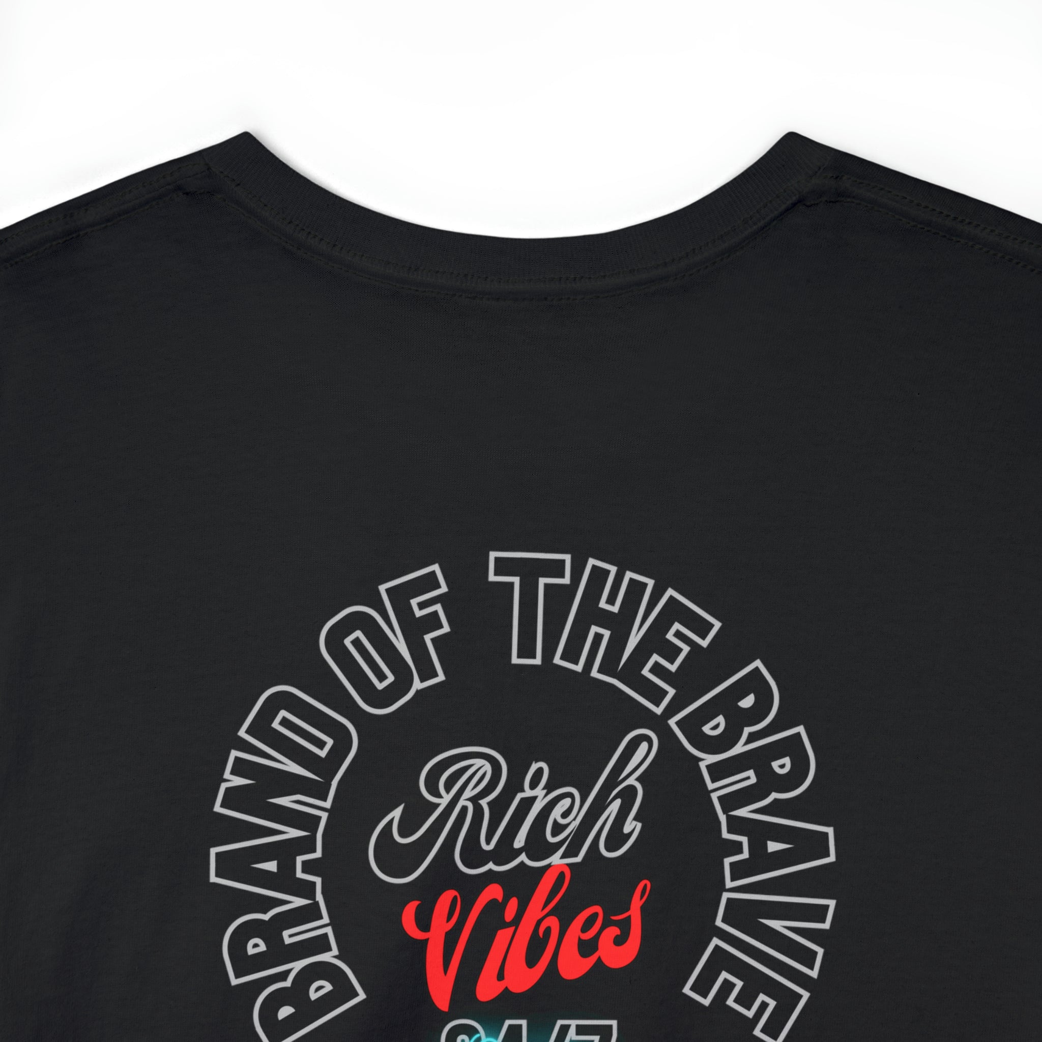 Rich Vibes Brand Of The Brave Motor Sport Miami Sunset- Heavy T-Shirt