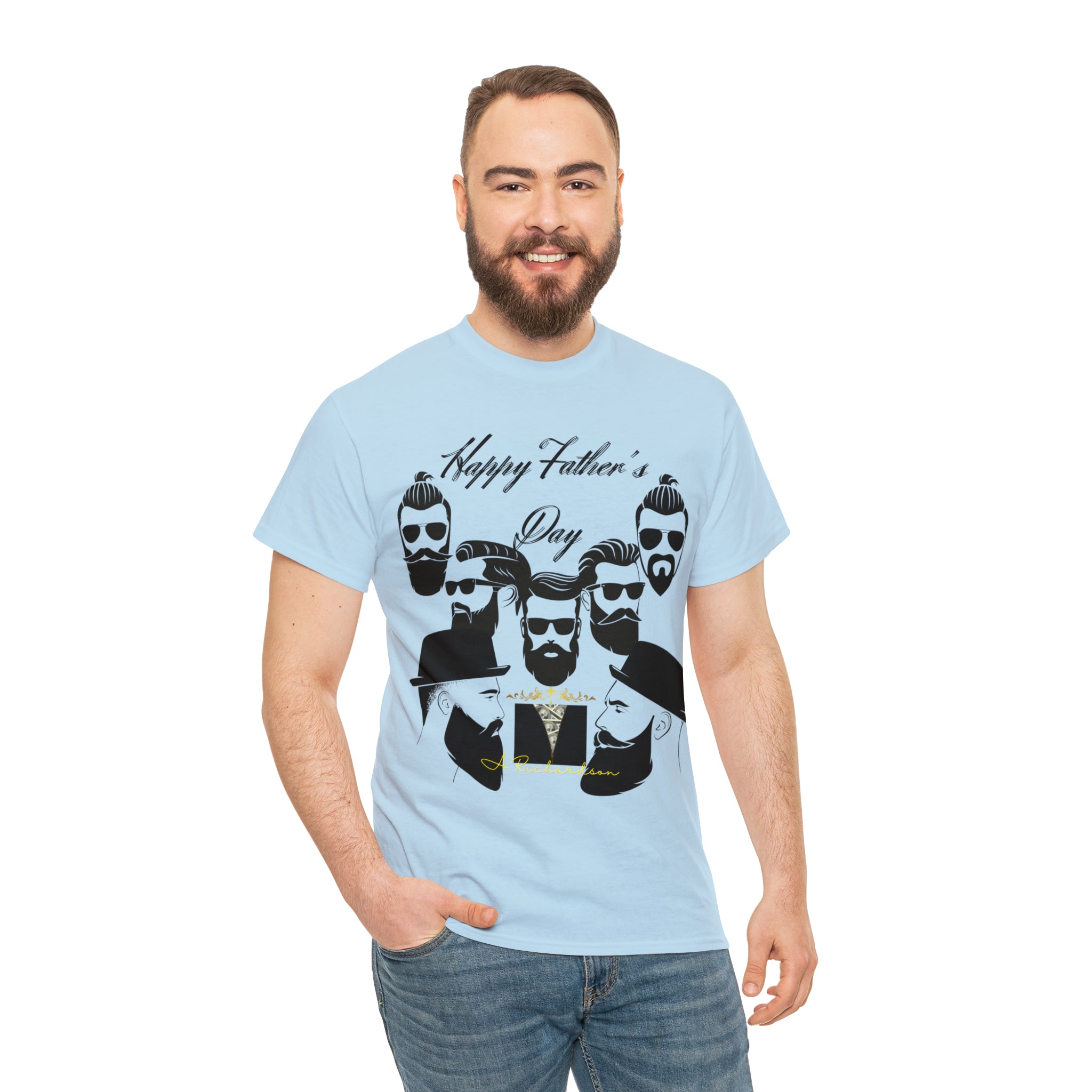 Rich Vibes Brand Of The Brave Happy Father's Day  - Heavy T-Shirt