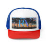 Rich Vibes South Beach Sunset Miami Beach RV Logo - Trucker Hat